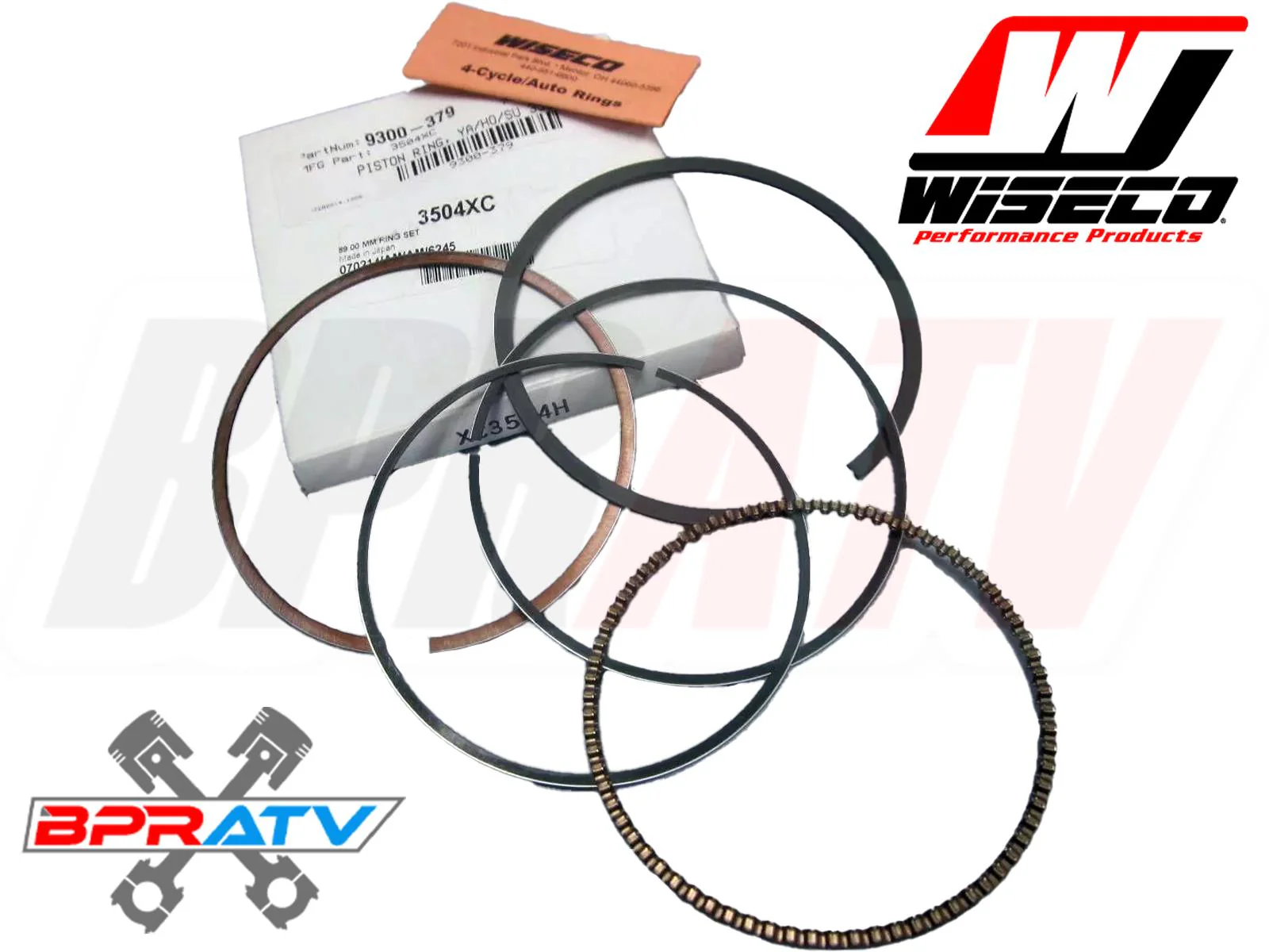 NEW Honda TRX400EX TRX 400EX XR 400X 87mm WISECO Big Bore Piston Rings Set JAPAN - Image 19