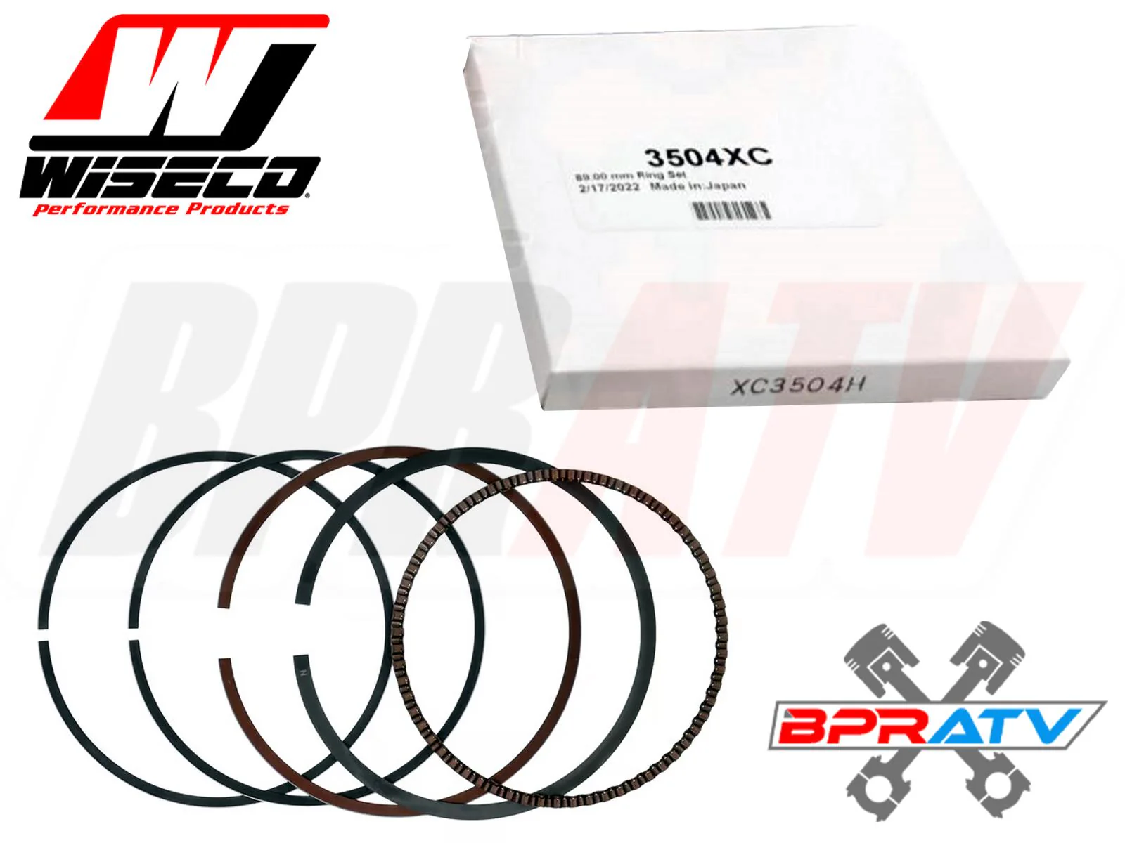NEW Honda TRX400EX TRX 400EX XR 400X 87mm WISECO Big Bore Piston Rings Set JAPAN - Image 21