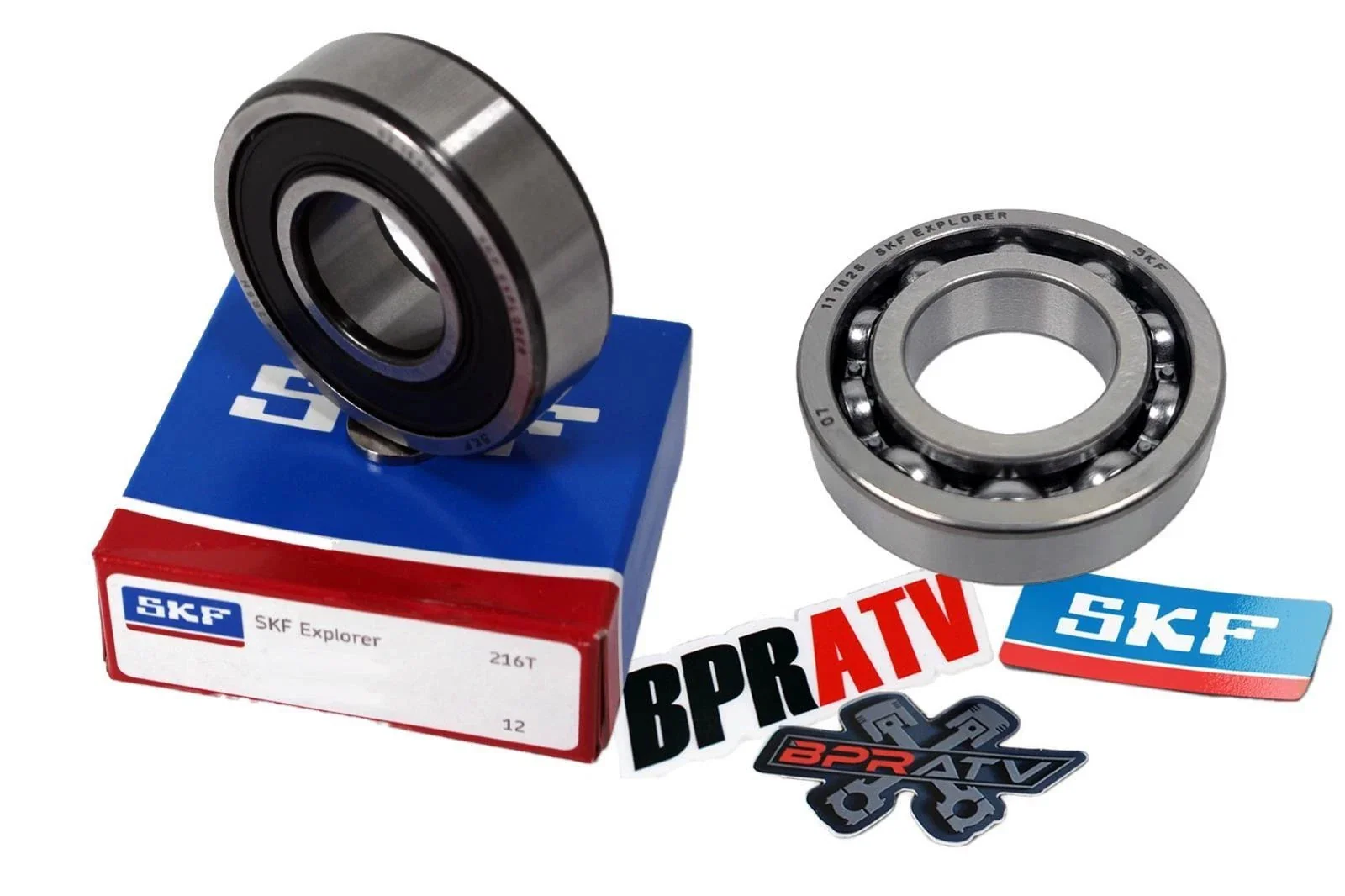 New Polaris SKF Main Crankshaft Bearings Pair Scrambler Magnum Trail Boss Blazer - Image 20