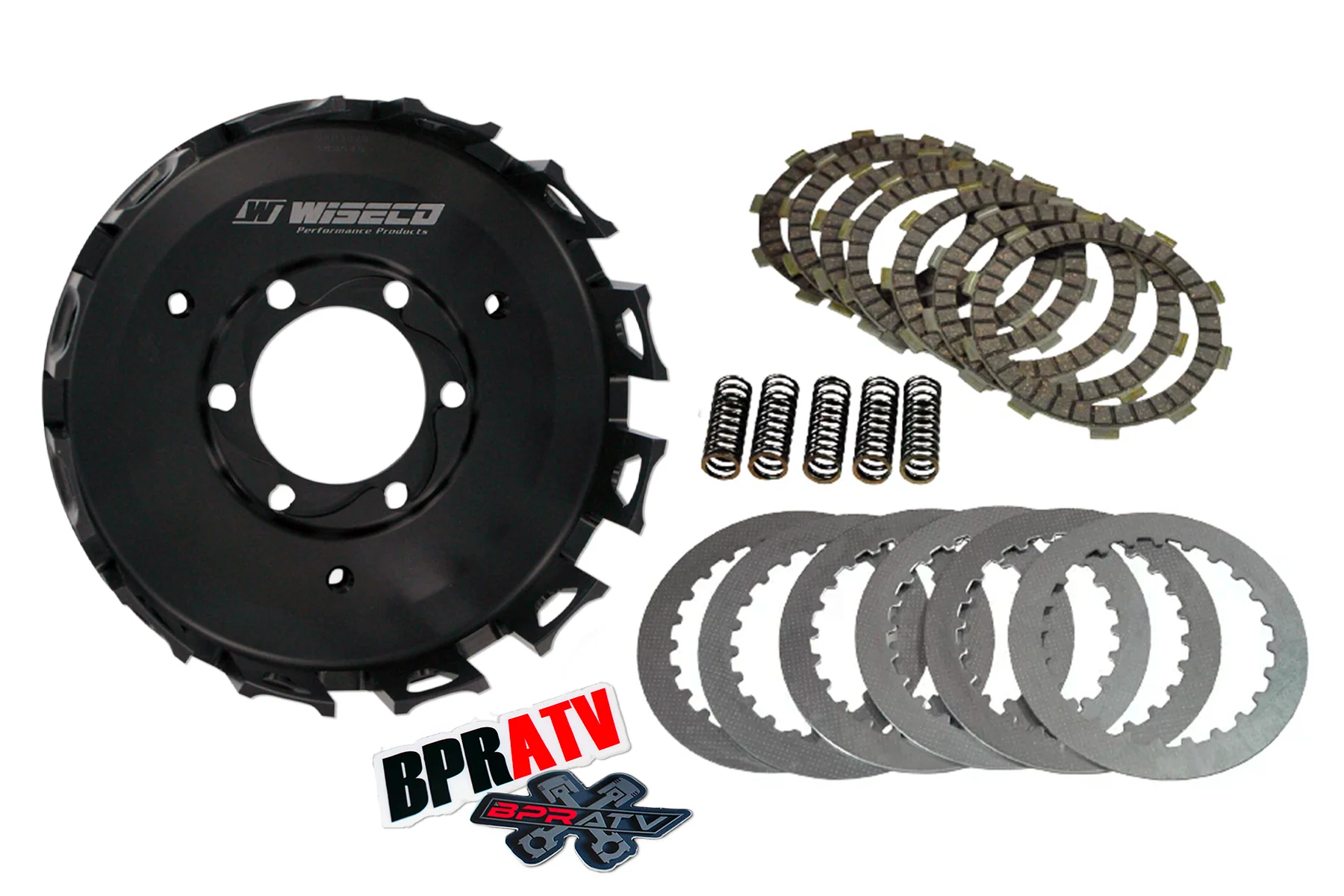 New Wiseco Forged Clutch Basket BPRATV Clutch Kit Polaris Predator 500 03-07 USA - Image 13