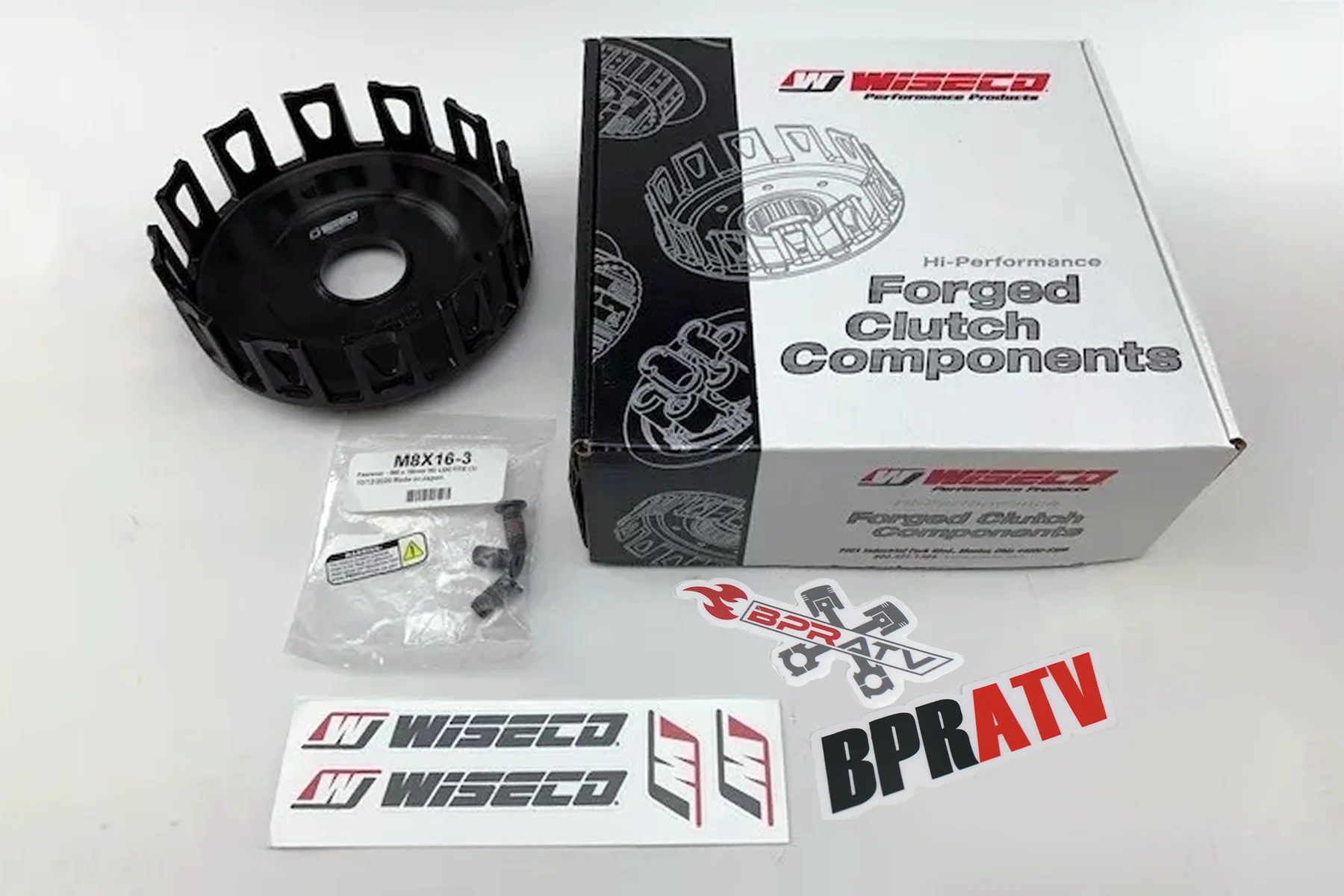 New Wiseco WPP3043 Forged Clutch Basket Kit Honda TRX400EX 400X 05-14 BPRATV Kit - Image 16