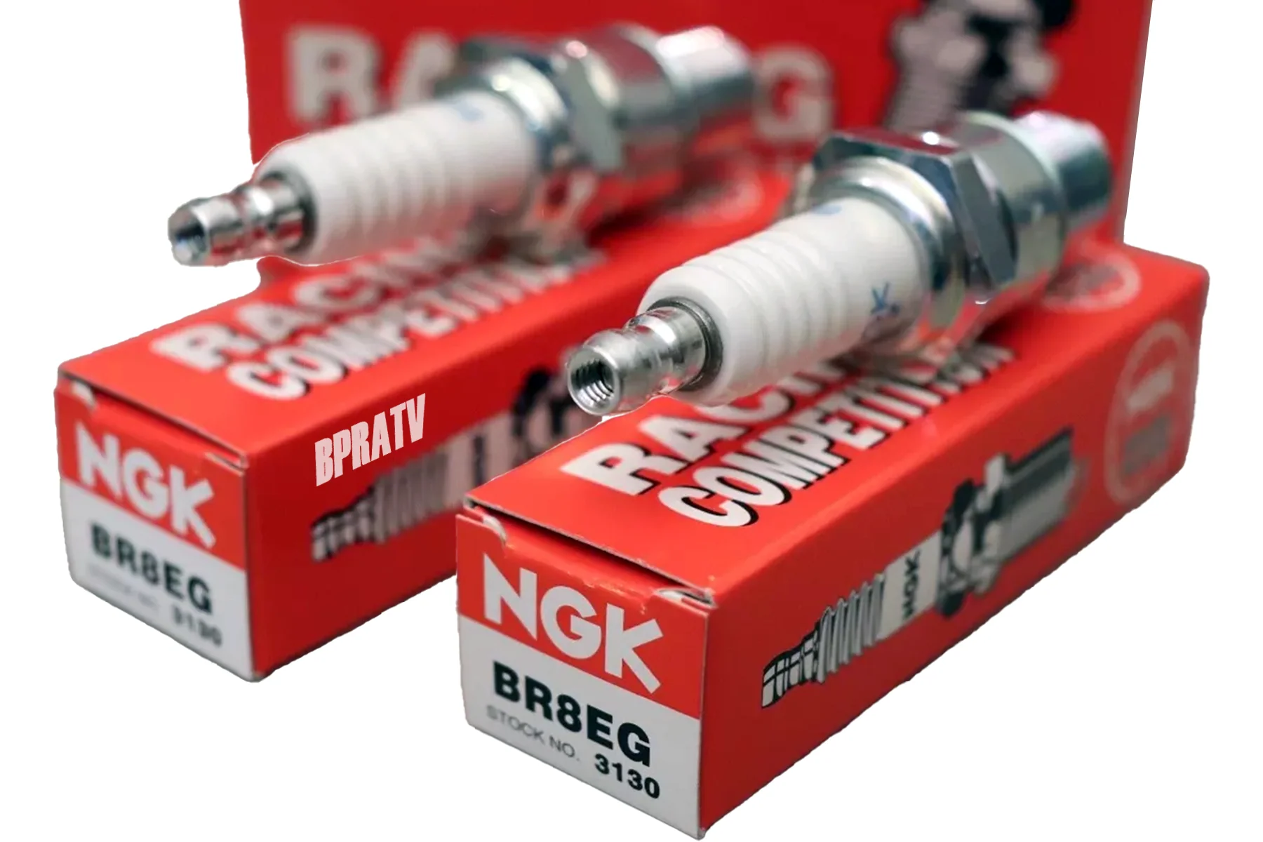 NGK BR8EG RACING Spark Plugs YZ250 WR250 RMZ250 KX500 CR250 CR500 JAPAN Set of 2 - Image 8