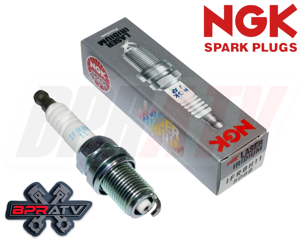 NGK Laser Iridium Spark Plug IFR8H11 Honda TRX450R TRX 450R CRF450R CRF 450 5068 - Image 10