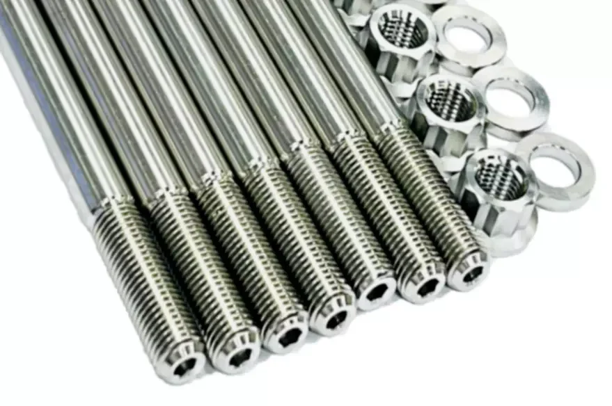 Outlander Renegade 1000 1000R Ti Head Studs Strongest Titanium Cylinder Stud Kit - Image 4