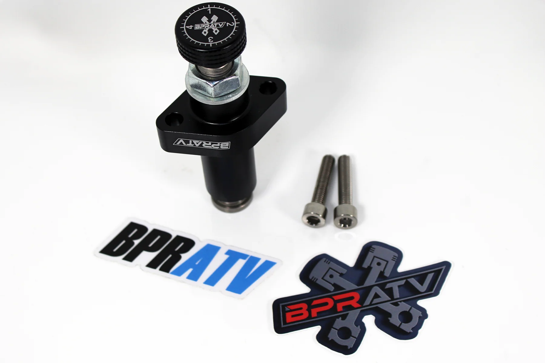 Polaris 17+ 1000cc Turbo Black Billet Manual Cam Timing Tensioner Titanium Bolts