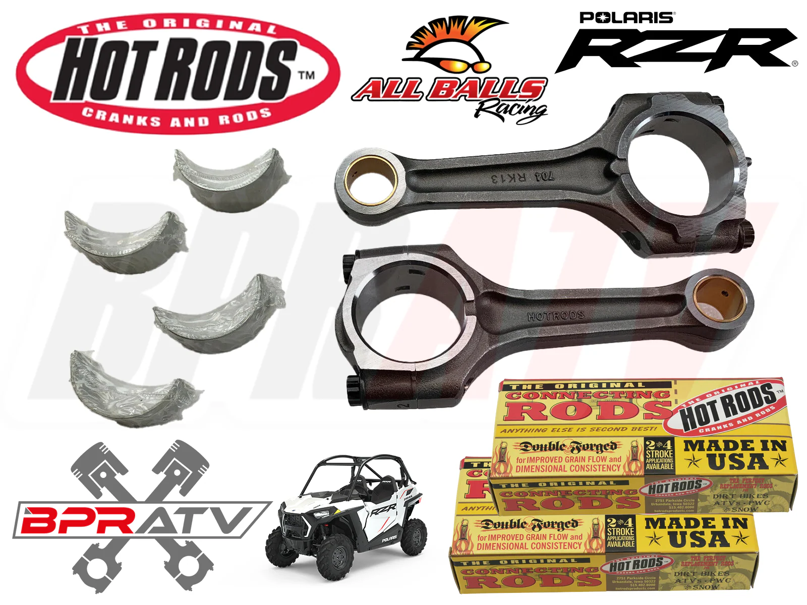 Polaris 2011 2012 RZR XP4 900 Complete Engine Rebuild Kit Crank Cylinder Pistons - Image 16