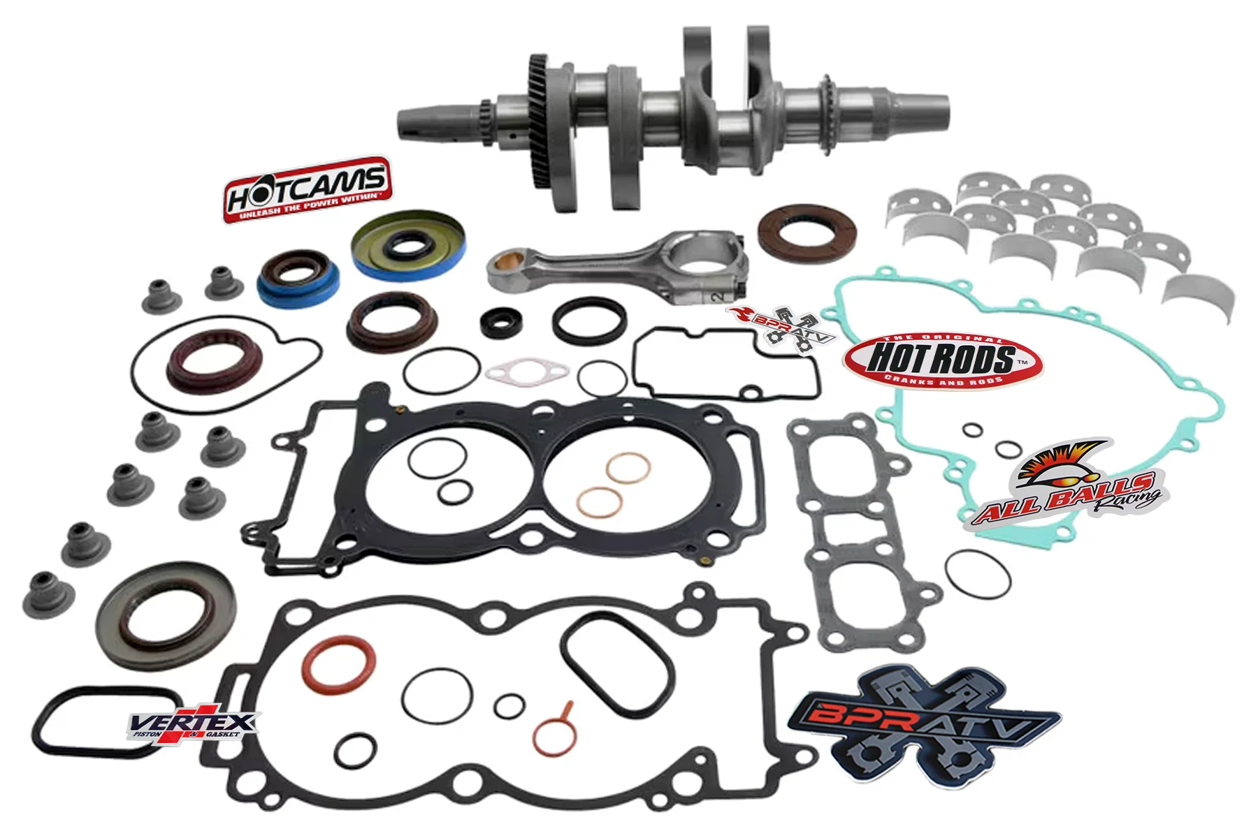 Polaris 2013 2014 RZR 900 XP4 Complete Engine Rebuild Kit Crank Cylinder Pistons - Image 8