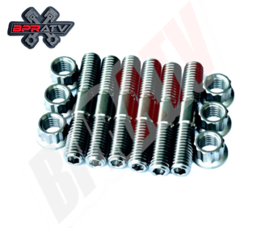 Polaris 3084138 Cylinder Stud Bolts TITANIUM Head Studs Nut Kit Heavy Duty - Image 8
