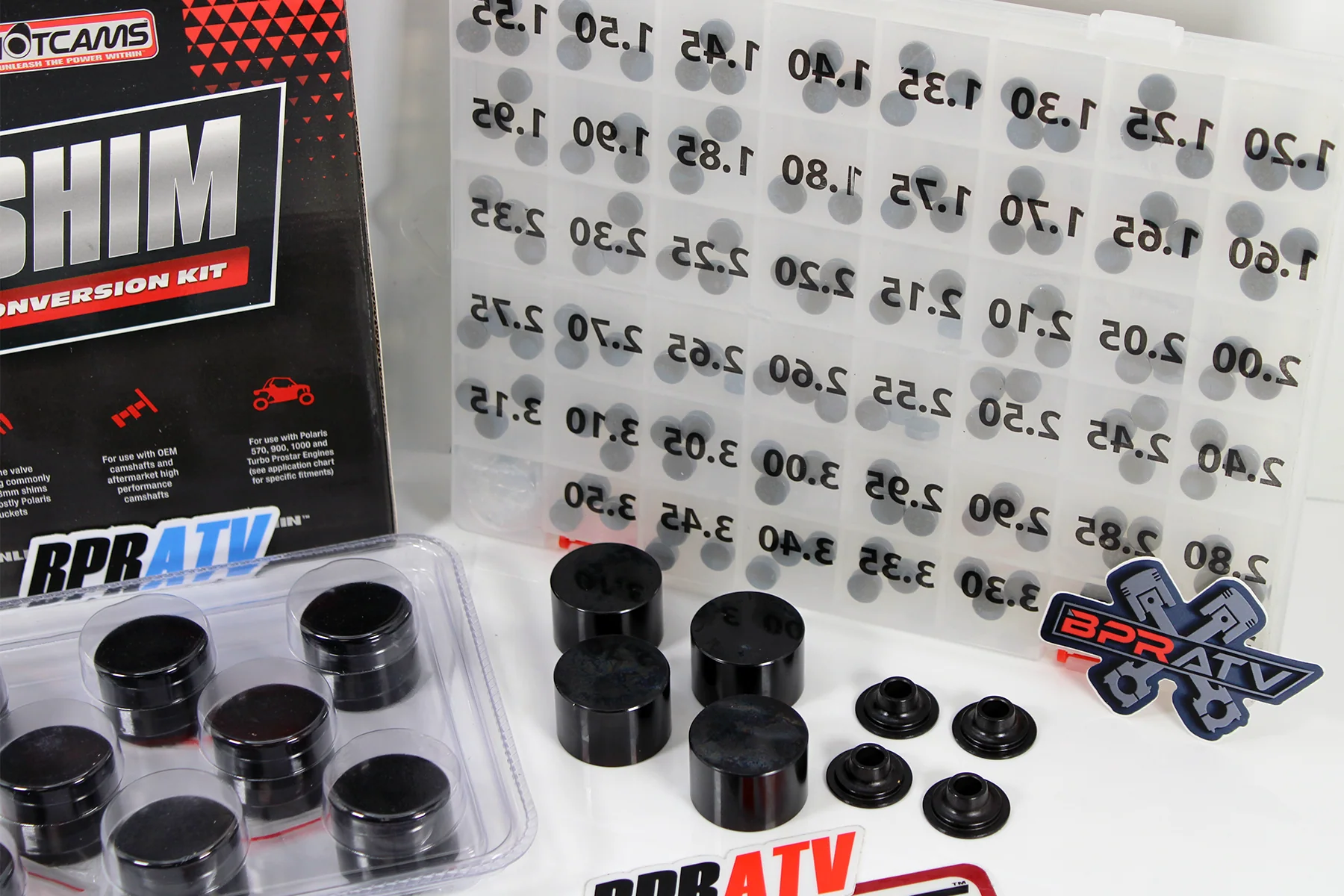 Polaris General 1000 XP1000 Hot Cams Valve Shim Conversion Kit +Hotcams Shim Kit - Image 10