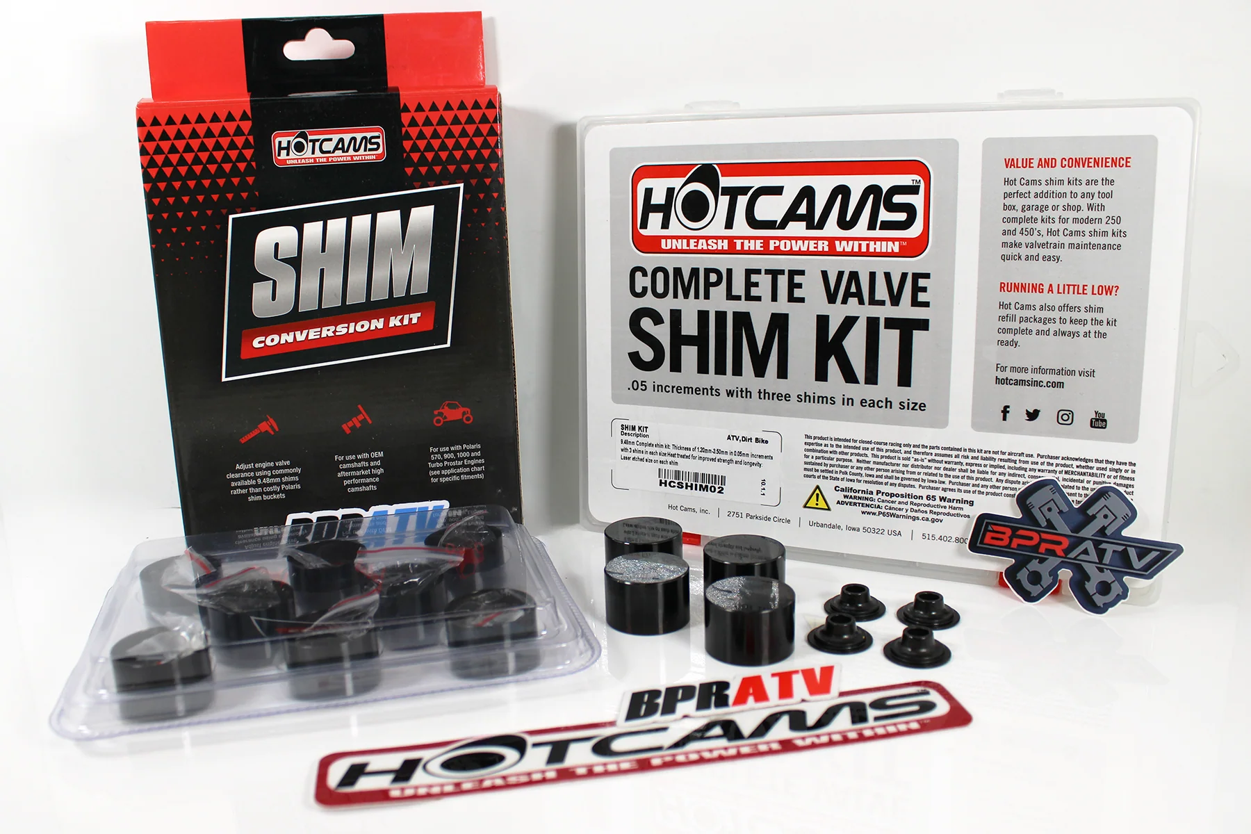 Polaris General 1000 XP1000 Hot Cams Valve Shim Conversion Kit +Hotcams Shim Kit - Image 5