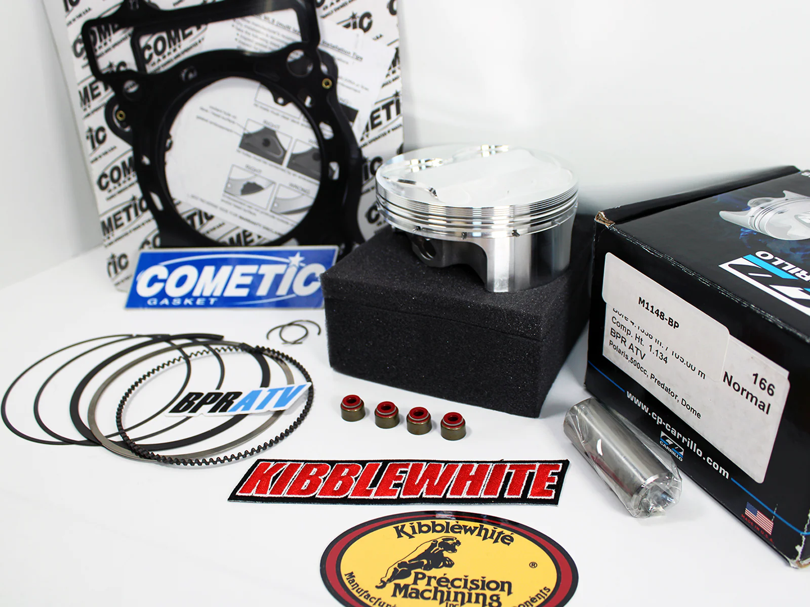 Polaris Outlaw 500 105mm Big Bore CP Carrillo Piston Cometic Gasket Kit KP Seals - Image 7