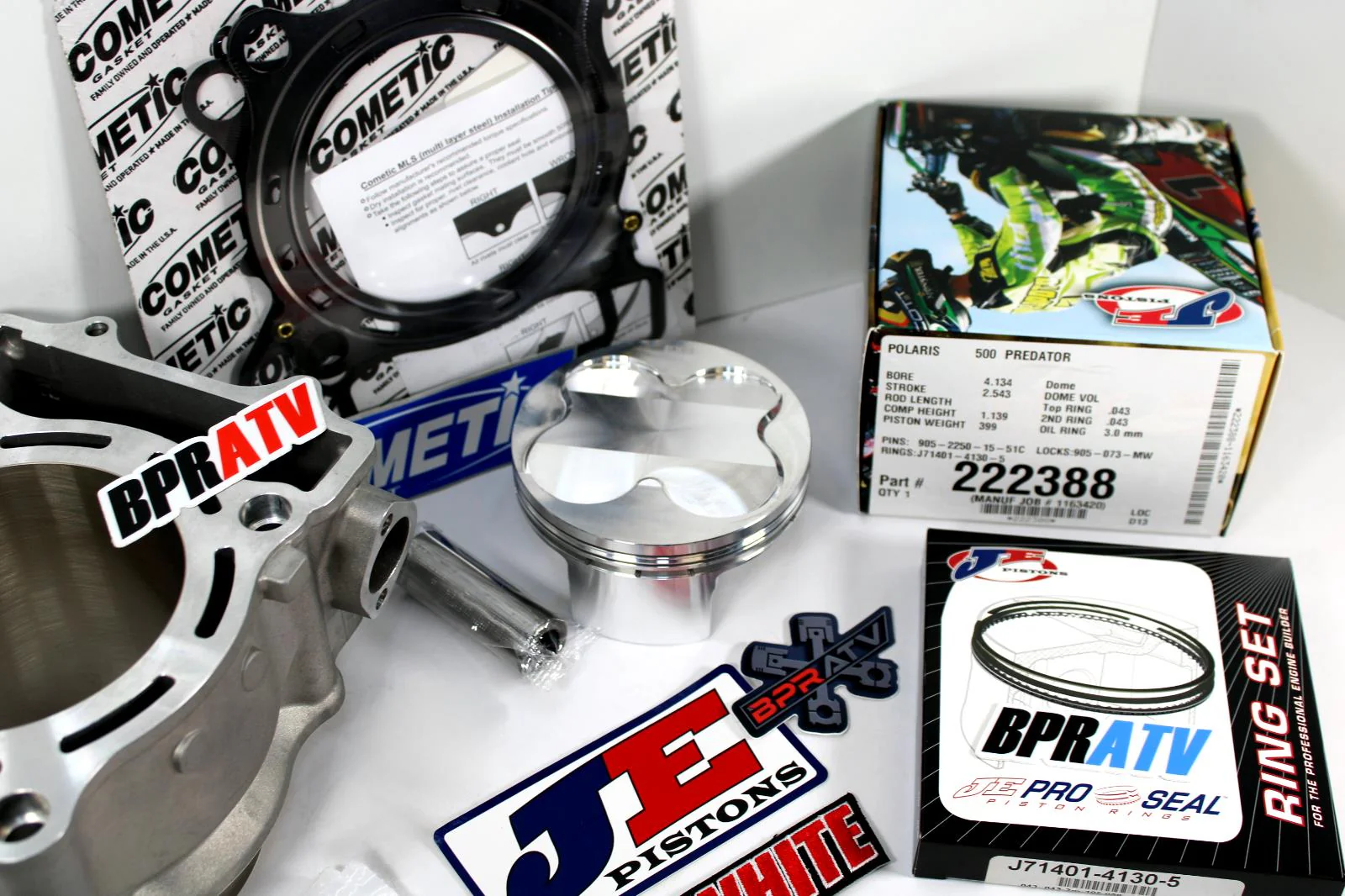 Polaris Outlaw 500 560cc Big Bore OEM Cylinder JE / CP Piston Gasket Top End Kit - Image 3
