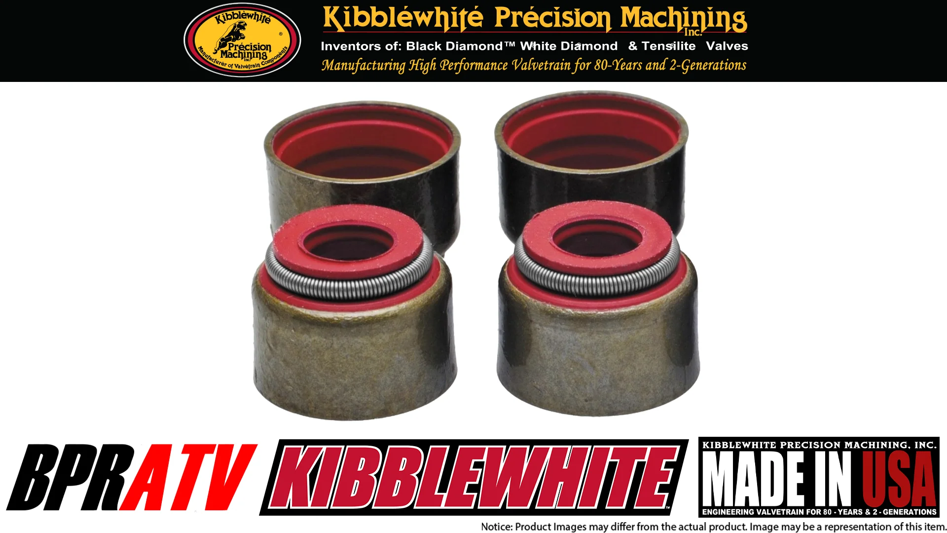 Polaris Outlaw 500 Kibblewhite Head Intake & Exhaust OEM Size Valves Seals 06 07 - Image 5