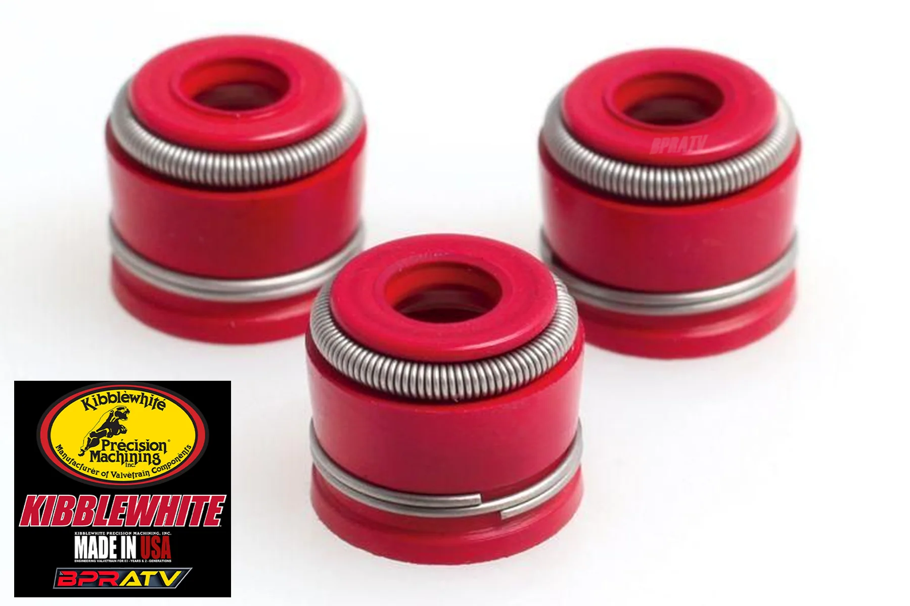 Polaris Phoenix 200 Kibblewhite RED Viton Valve Stem Seals Valve Guide Seals Set - Image 2