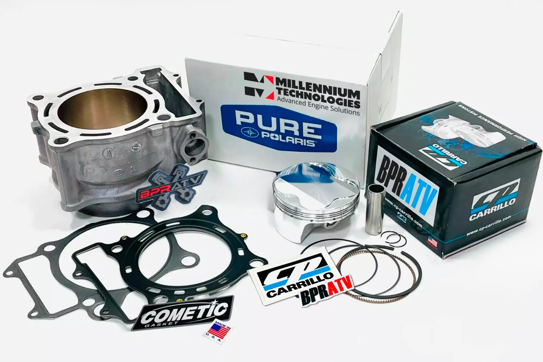 Polaris Predator 500 560cc Big Bore OEM Cylinder JE CP Piston Gasket Top End Kit - Image 3