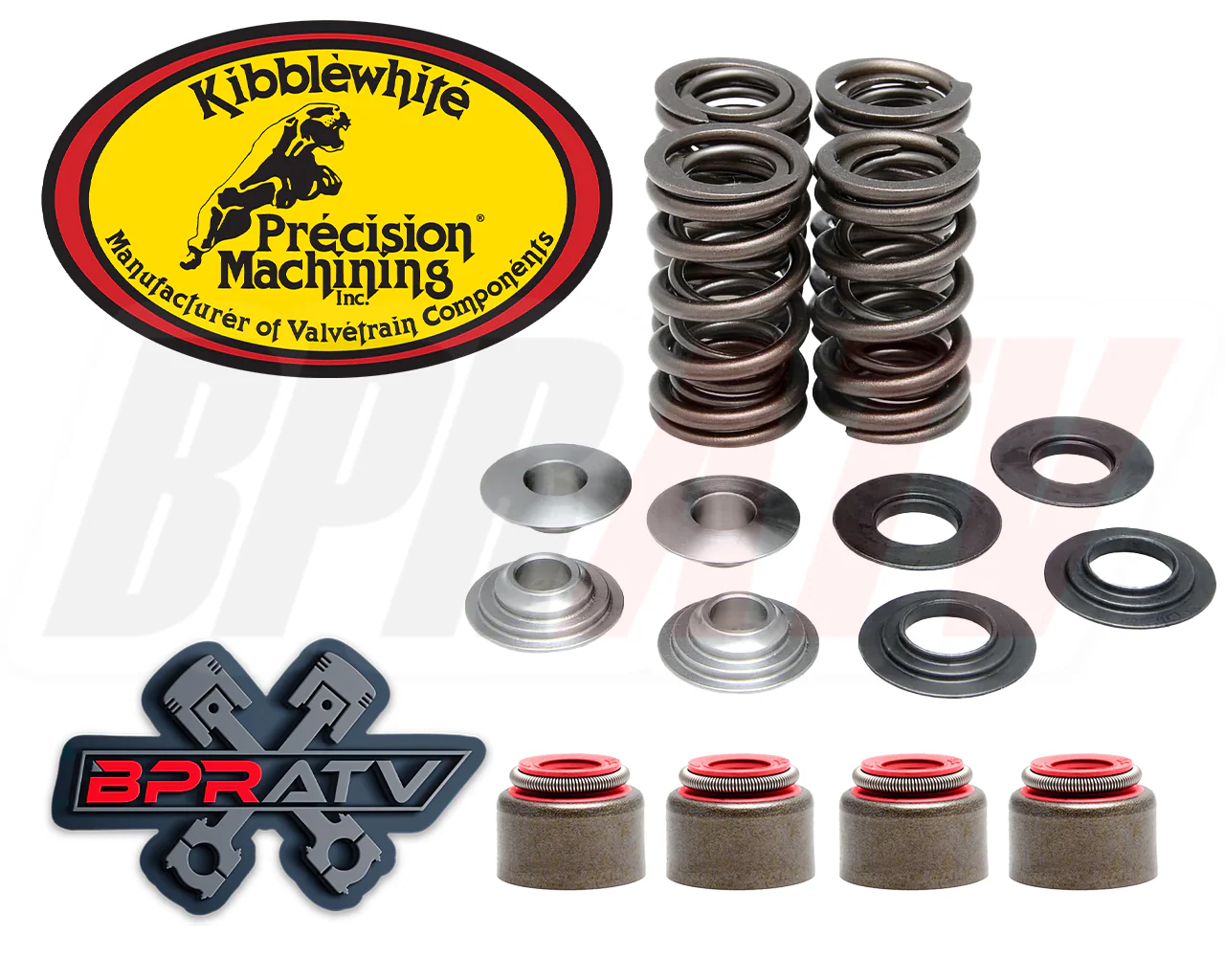 Polaris Predator 500 Kibblewhite Intake & Exhaust Valves Seals Titanium Springs - Image 3