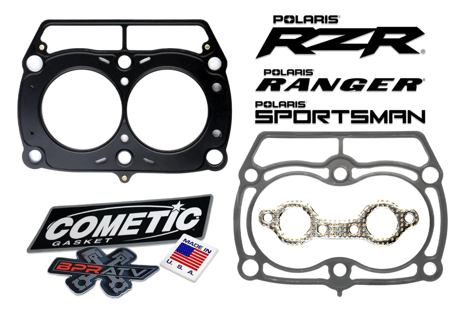 Polaris Ranger RZR Sportsman 800 Top End Rebuild Kit Cylinder Piston Gaskets 🔧 - Image 9