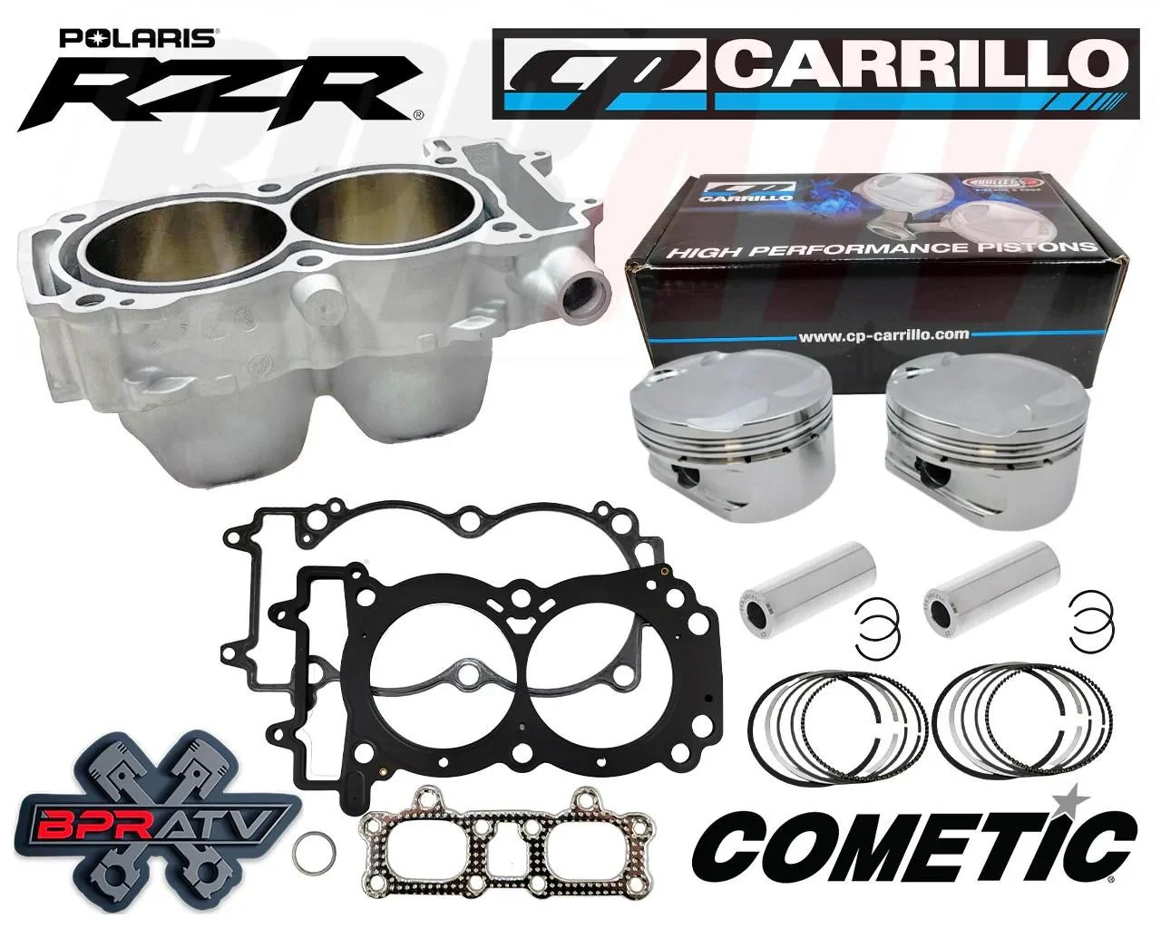 Ranger XP 900 Top End Rebuild Kit Stock Cylinder Pistons Complete Assembly Parts - Image 15