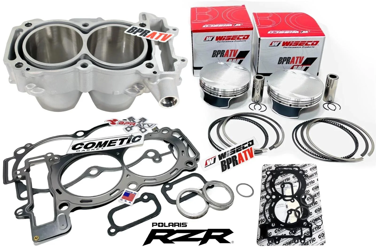 Ranger XP 900 Top End Rebuild Kit Stock Cylinder Pistons Complete Assembly Parts - Image 16