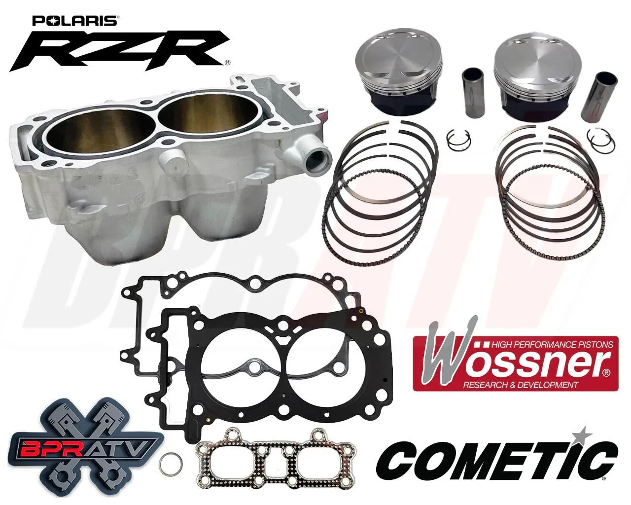 Ranger XP 900 Top End Rebuild Kit Stock Cylinder Pistons Complete Assembly Parts - Image 7