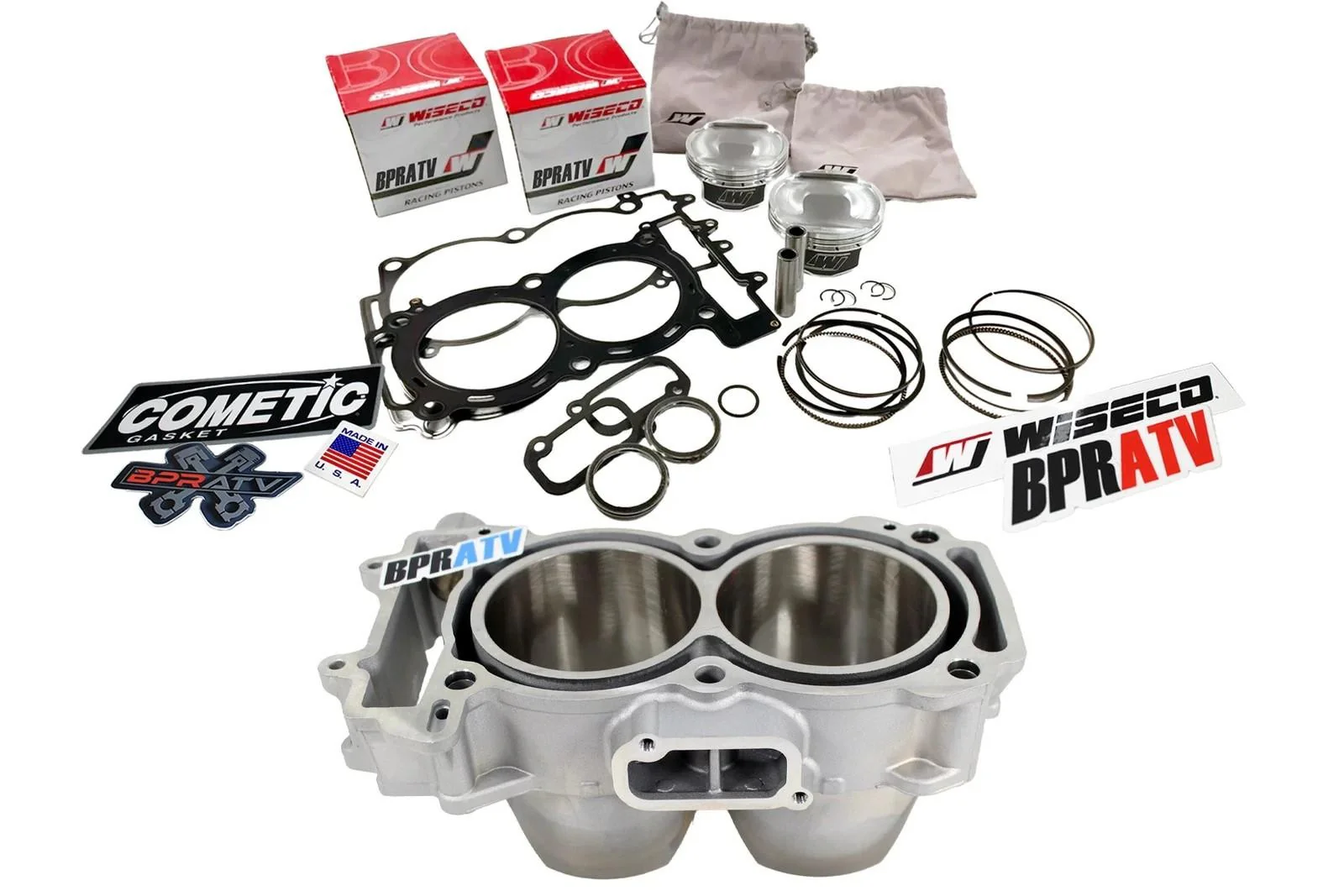 Ranger XP 900 Top End Rebuild Kit Stock Cylinder Pistons Complete Assembly Parts - Image 8