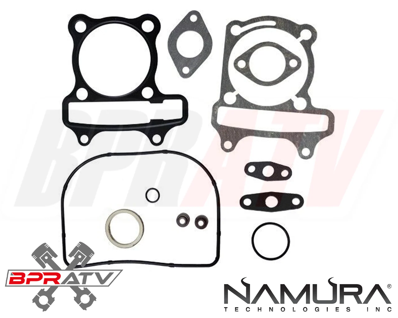 Polaris RZR 170 Top End Rebuild Kit 62mm Wiseco Piston Bronco Valves Namura Kit - Image 16