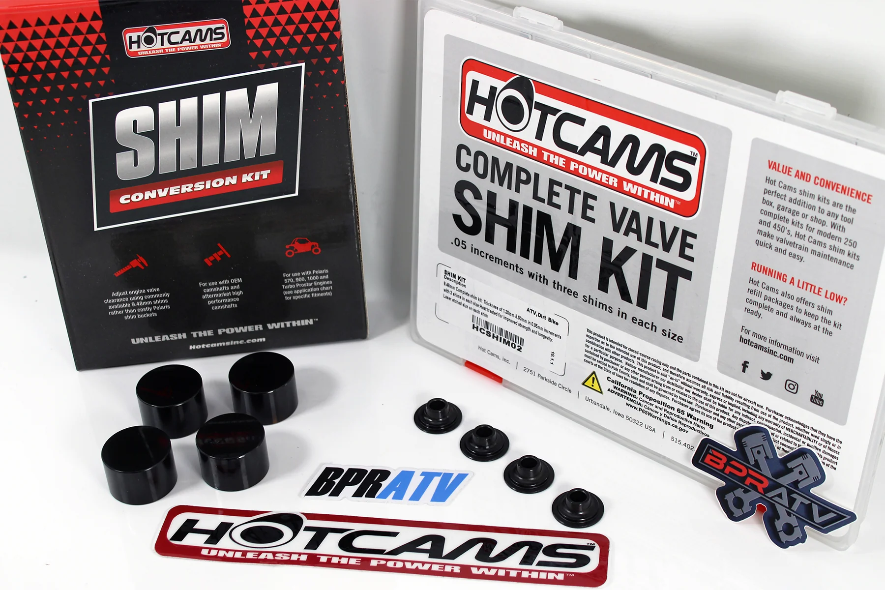 Polaris RZR Ranger Ace 570 Hot Cams Valve Shim Conversion Kit + Hotcams Shim Kit - Image 3