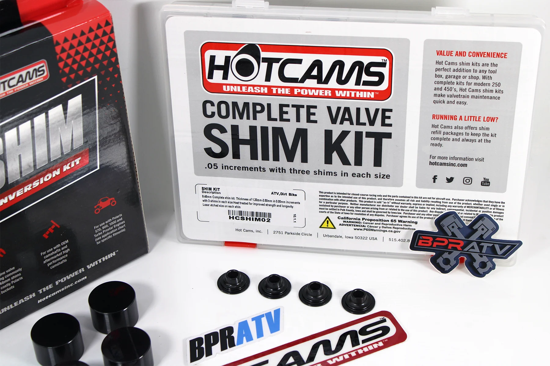 Polaris RZR Ranger Ace 570 Hot Cams Valve Shim Conversion Kit + Hotcams Shim Kit - Image 5
