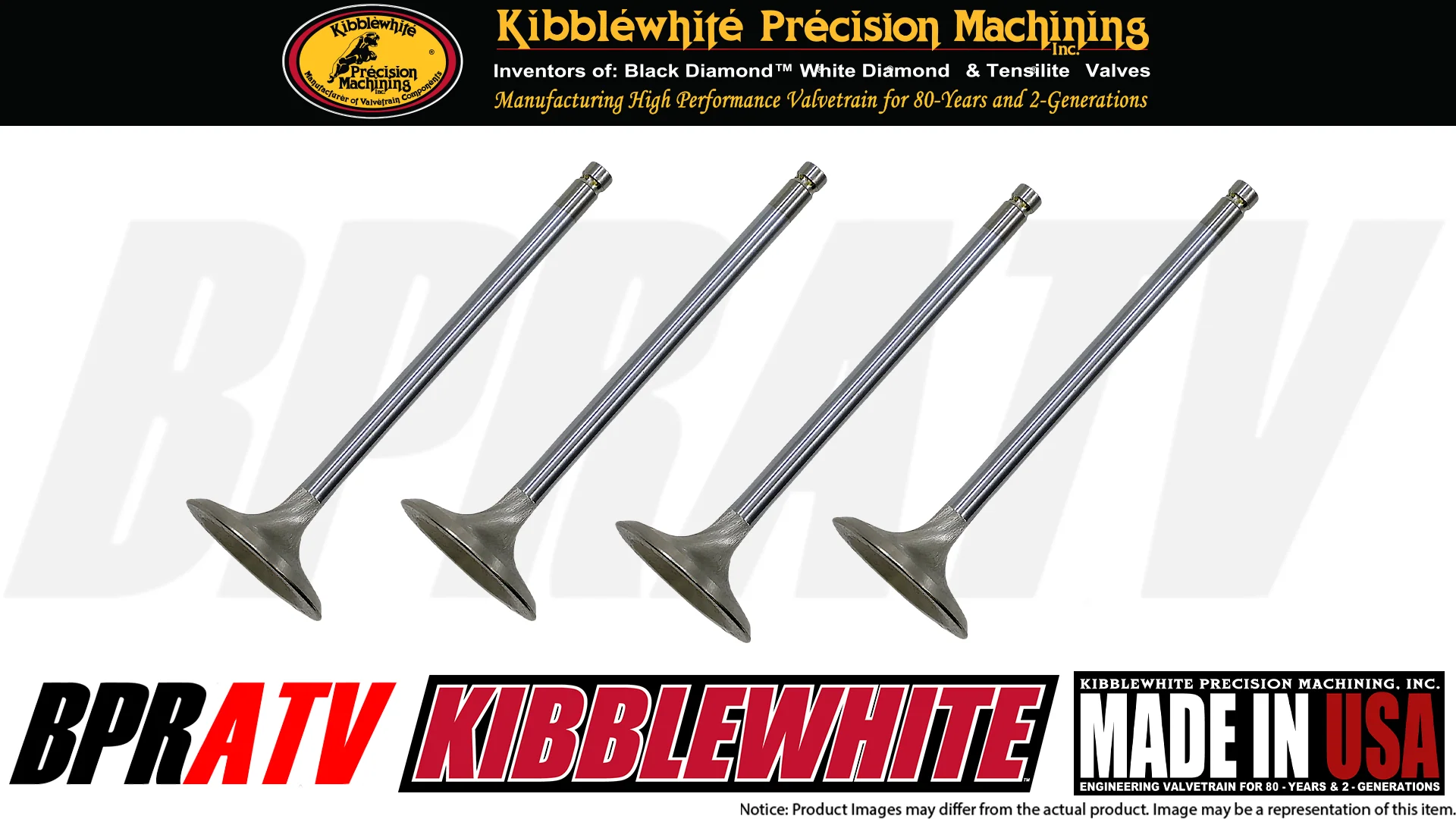 Polaris RZR RS1 Kibblewhite Precision Valve Kit Intake Exhaust Valves 2018-2022 - Image 4