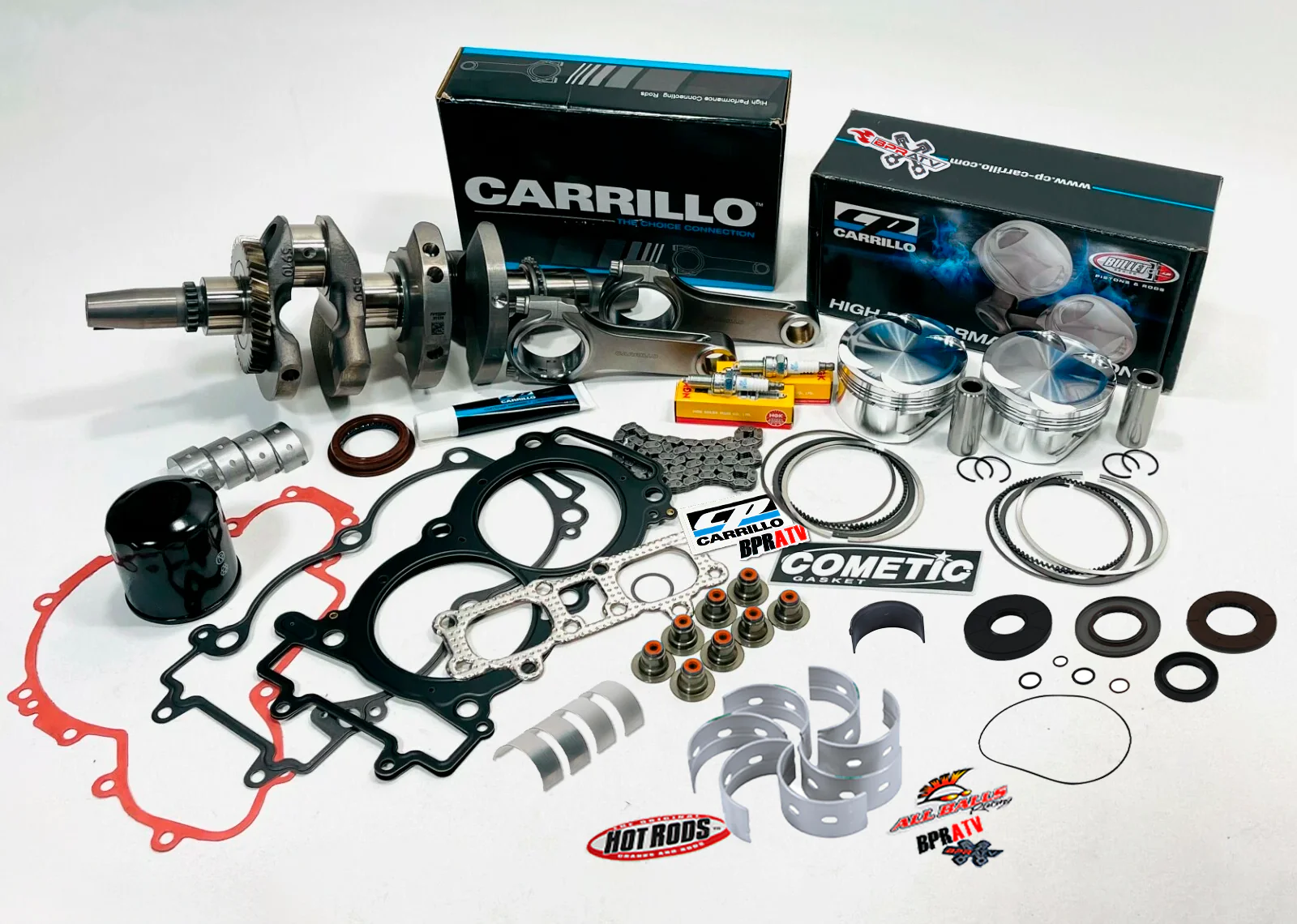 Polaris RZR Turbo S 925 Crank CP Carrillo Heavy Duty Rods Motor Gaskets Pistons