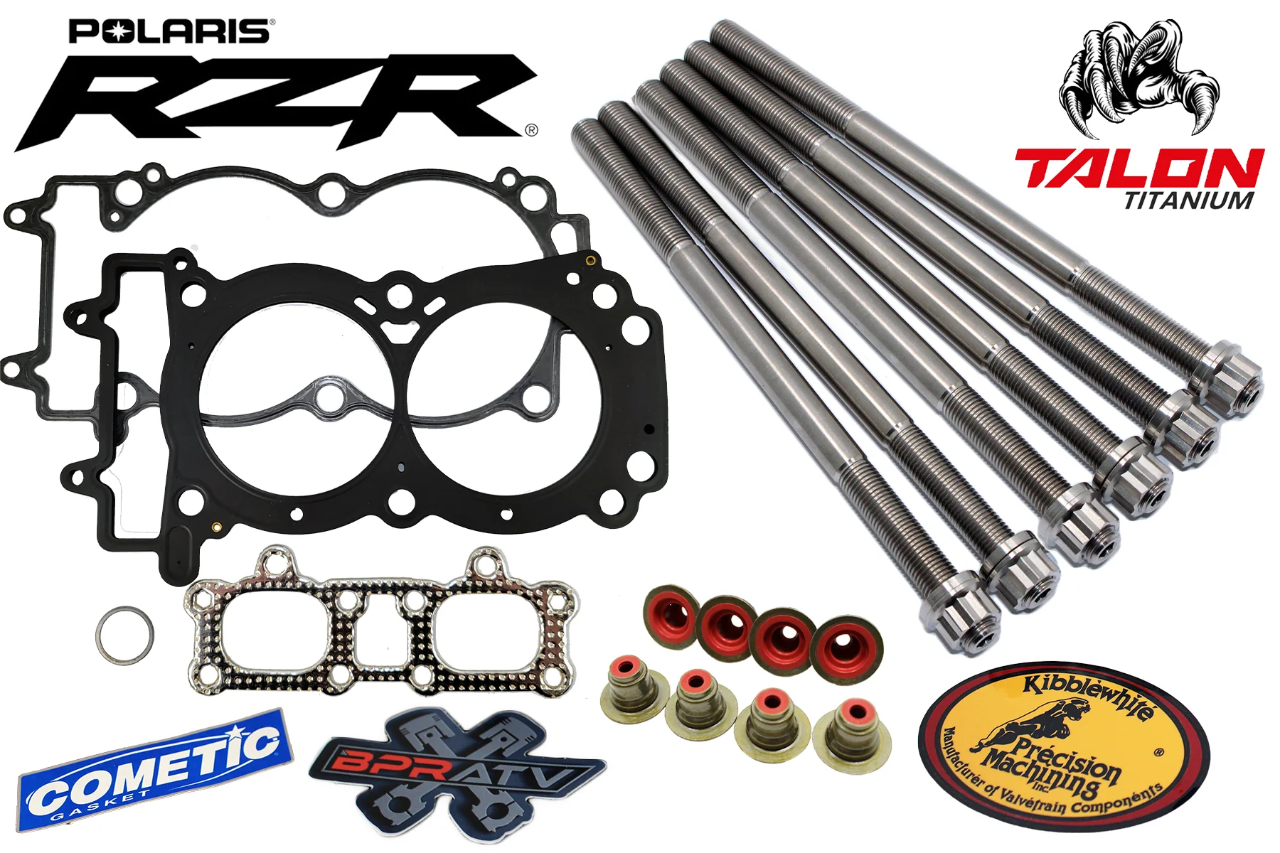 Polaris RZR XP 1000 Cylinder CP 93mm 10.5:1 Pistons Rods Gaskets Head Studs USA! - Image 5