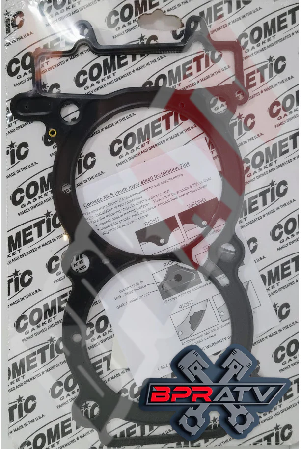 Polaris RZR XP 1000 General 1000 Big Bore 98mm +5 0.030" MLS Cometic Head Gasket - Image 4