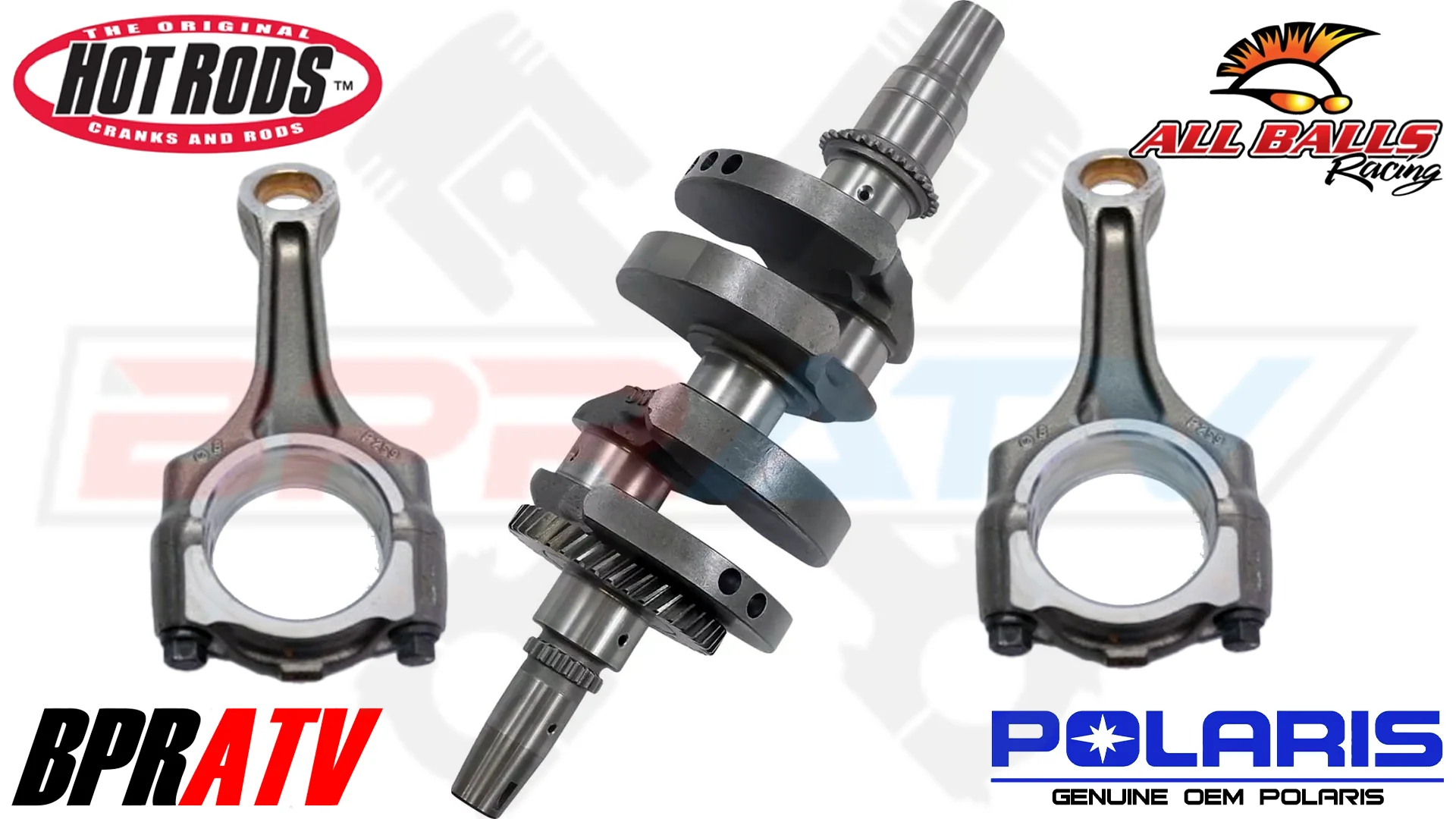Polaris RZR XP 4 1000 TURBO OEM RODS Hot Rods Crank Motor Bottom End Rebuild Kit - Image 3