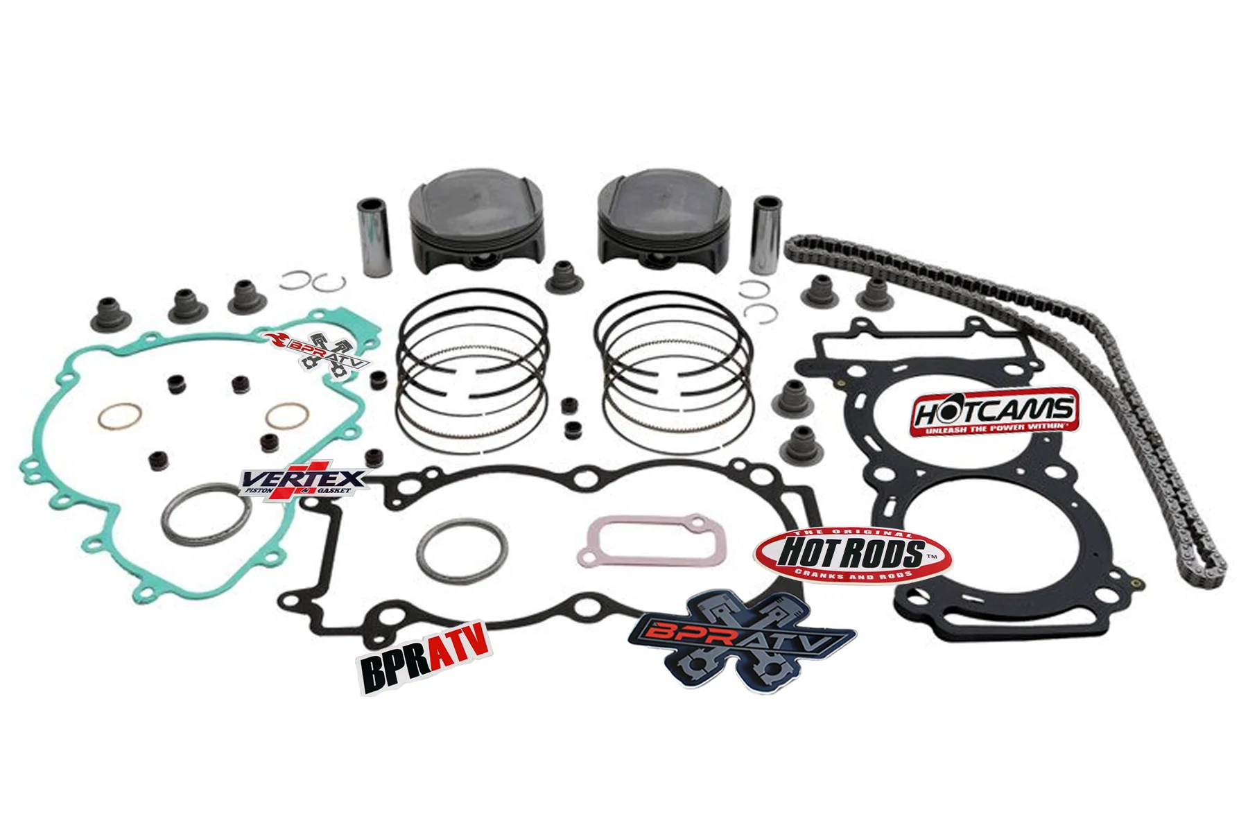 Polaris RZR XP 900 Complete Engine Rebuild Kit Crank Cylinder Pistons '2011-2012 - Image 12