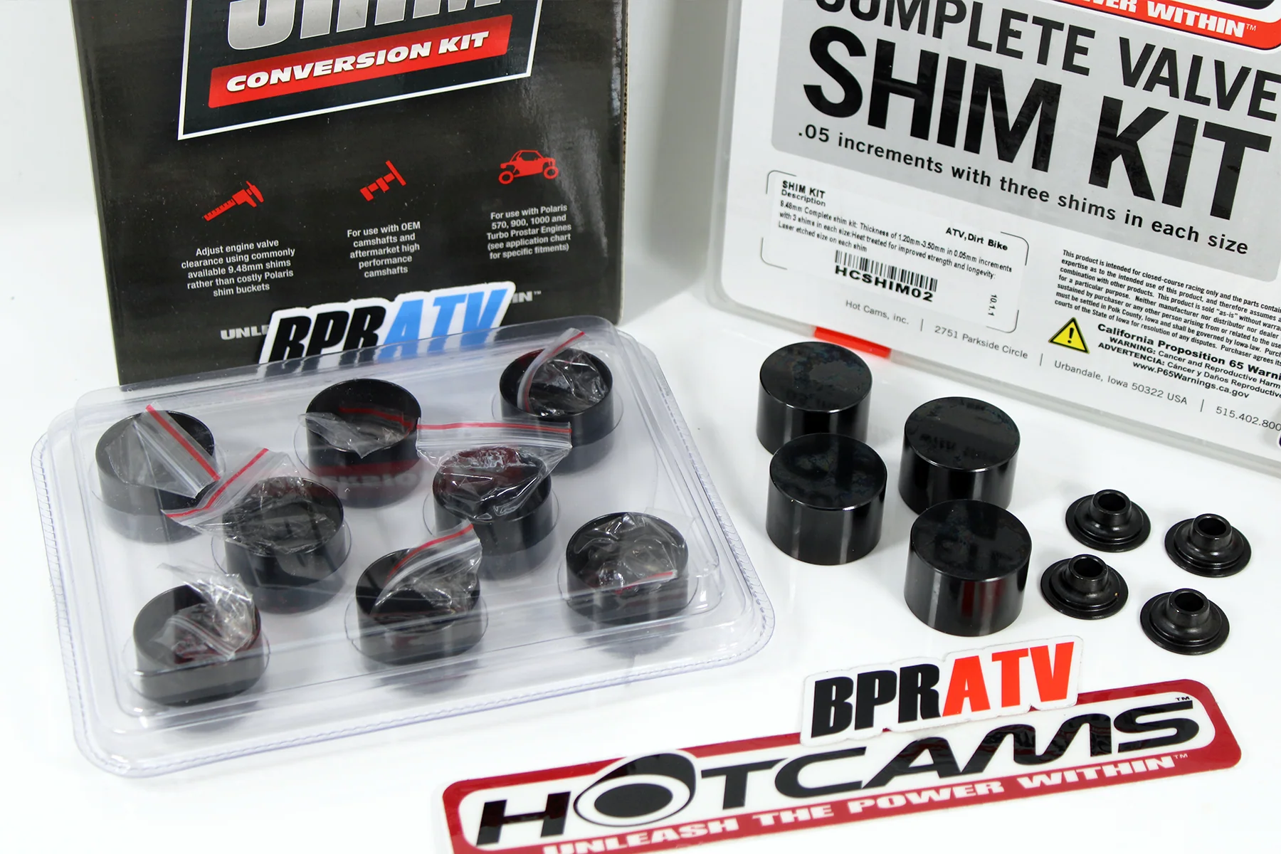 Polaris RZR XP PRO XP4 RS1 Hot Cams Valve Shim Conversion Kit & Hotcams Shim Kit - Image 6
