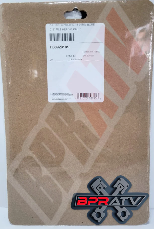 Polaris RZR XP1000 XP 1000 Cometic 93mm 94m .018" MLS Head Gasket OEM Stock Bore - Image 10