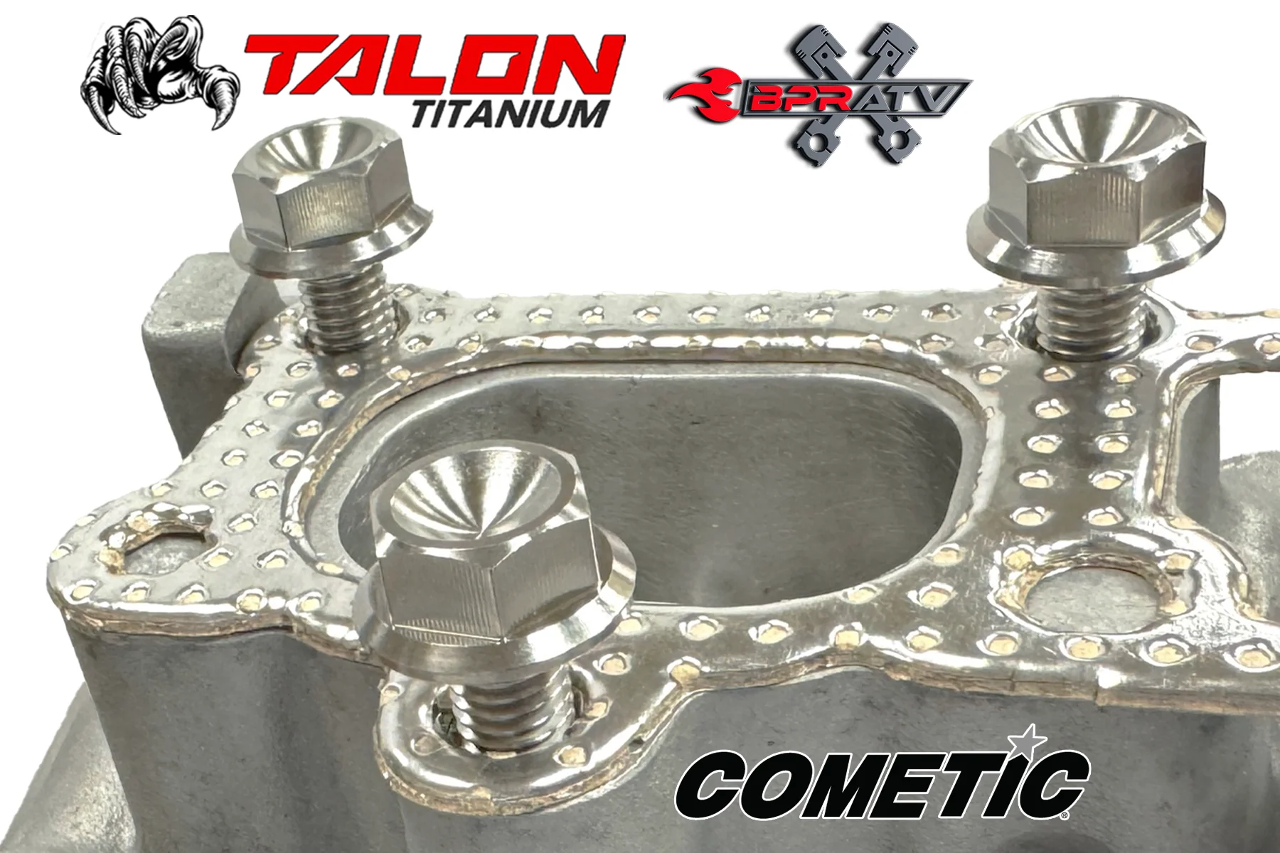 Polaris RZR XP4 Ranger XP 900 Cometic Exhaust Manifold Gasket BPR Titanium Bolts - Image 5