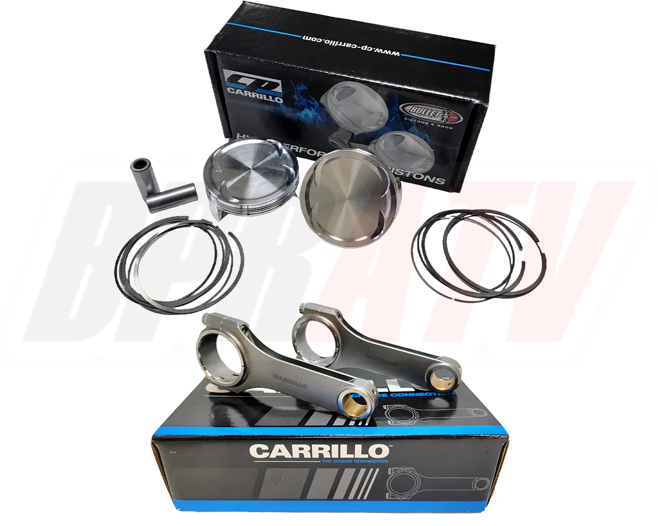 Polaris RZR XP900 XP 900 93mm 11.5:1 CP Carrillo Piston Set & Connecting Rod Kit - Image 20