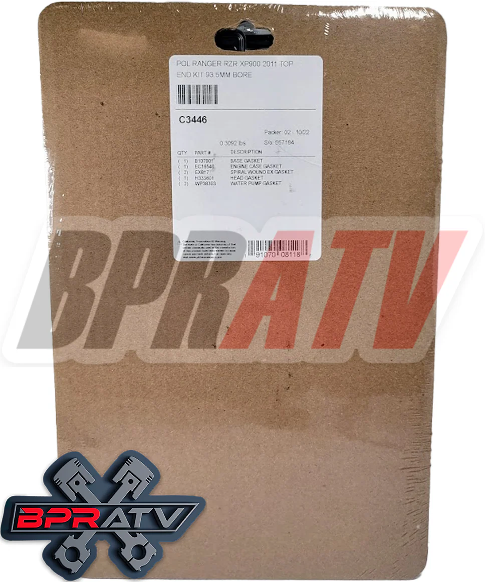 Polaris RZR XP900 XP 900 93mm Standard Bore MLS Cometic Top End Gasket Kit C3446 - Image 4