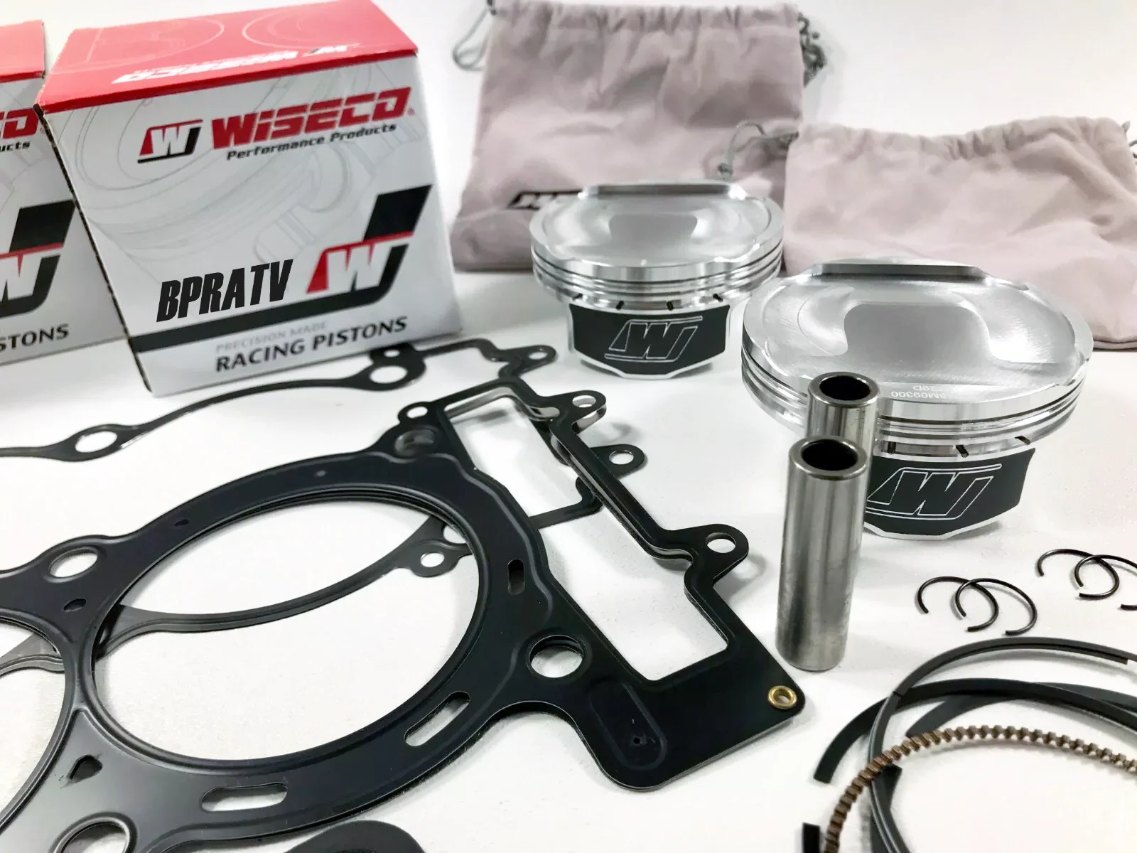 Polaris RZR XP900 XP 900 93mm Stock Bore Wiseco Pistons & Cometic Top End Gasket - Image 2