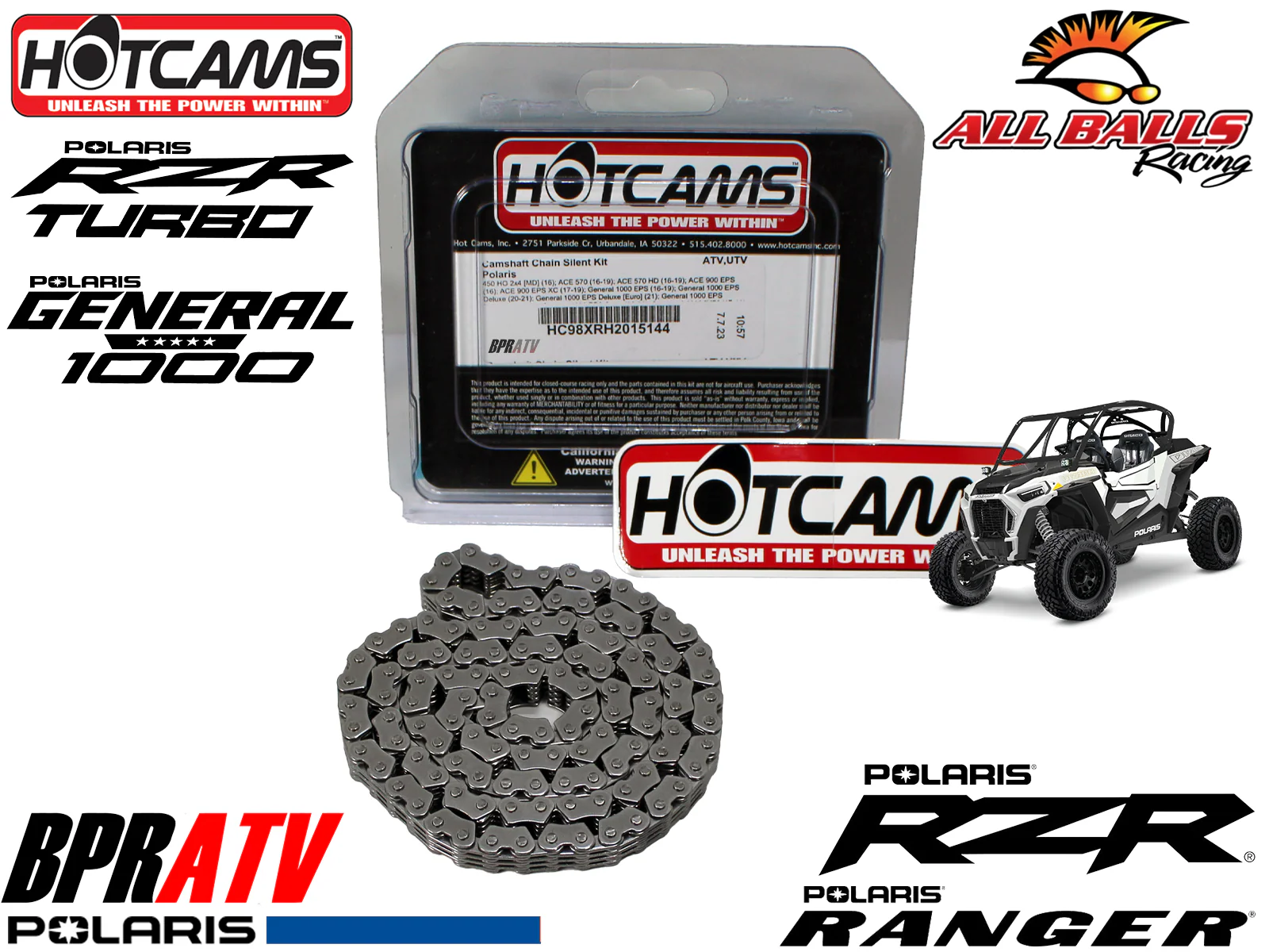 Polaris XP 1000 RZR 1000 General1000 RZR TURBO RS1 Hot Cams Heavy Duty Cam Chain - Image 2