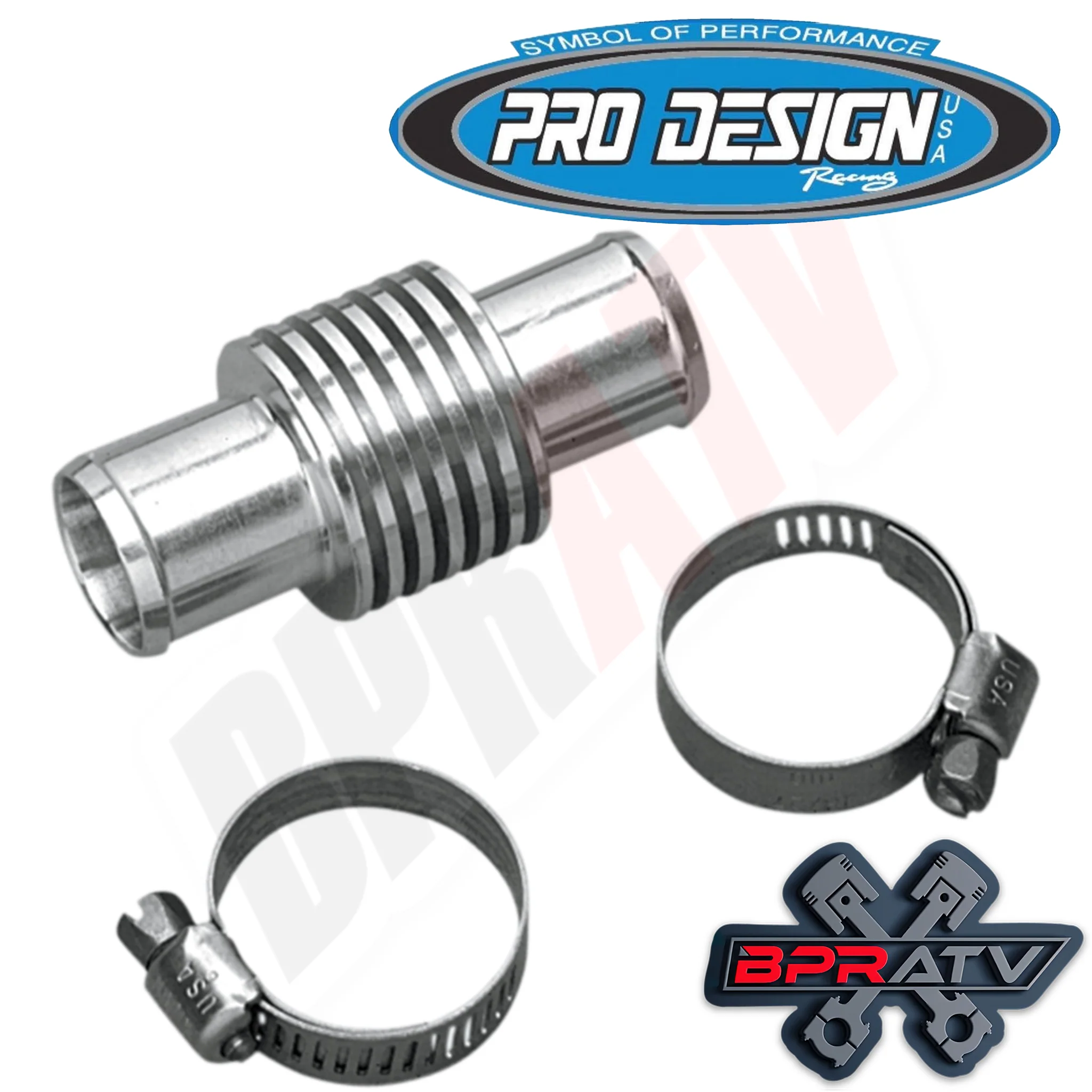 Pro Design Billet CNC In Line Super Cooler Polaris Predator Outlaw 500 Sportsman - Image 2