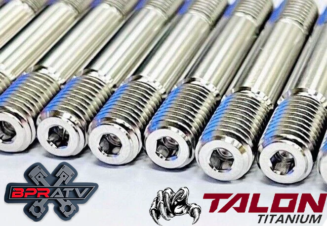 Pro Design Cool Head Studs TITANIUM Banshee PD300A Cylinder Head Ti Stud Nut Kit - Image 7