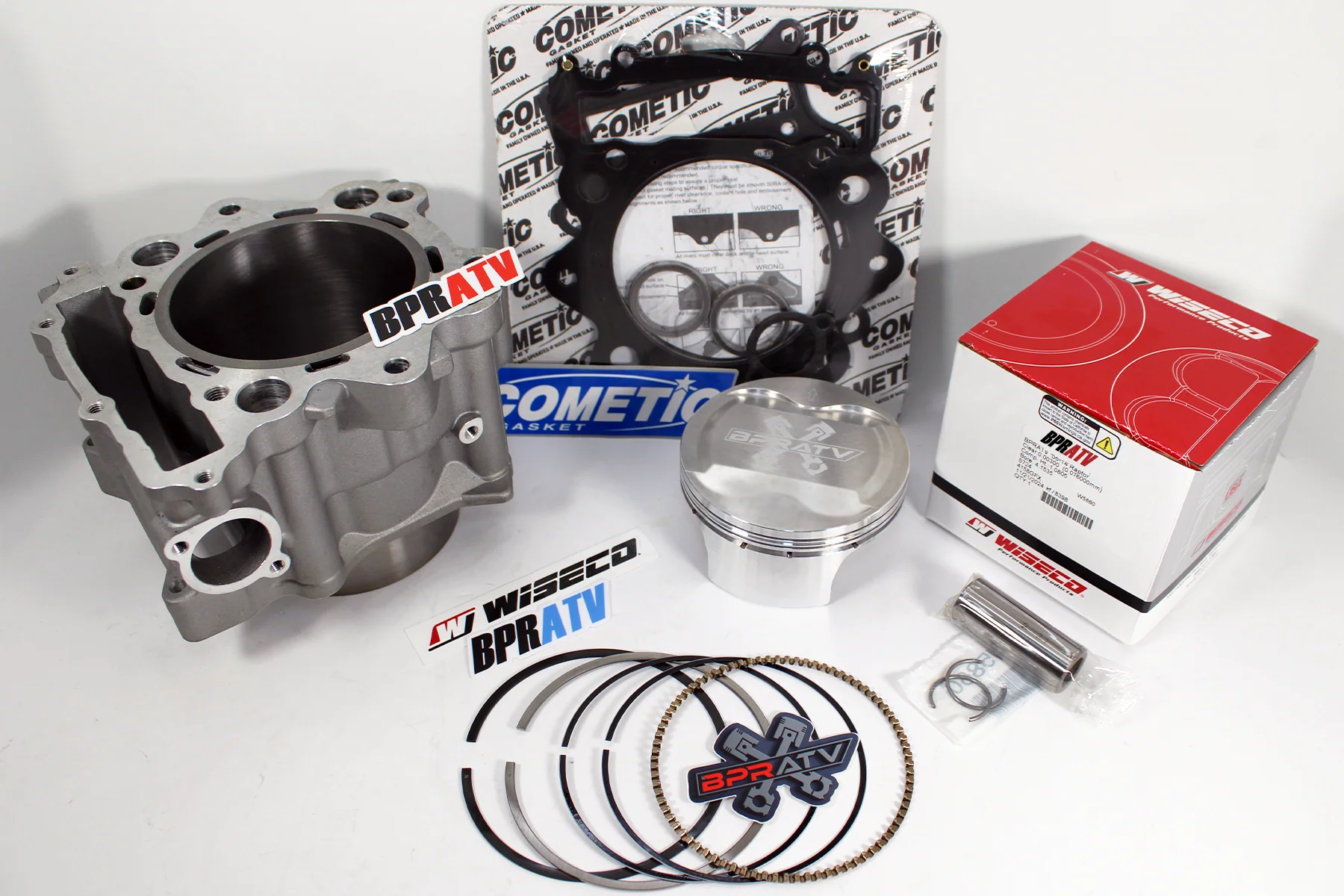 Raptor 660 102mm 686 Big Bore Cylinder Wiseco Piston Cometic Top End Rebuild Kit - Image 3