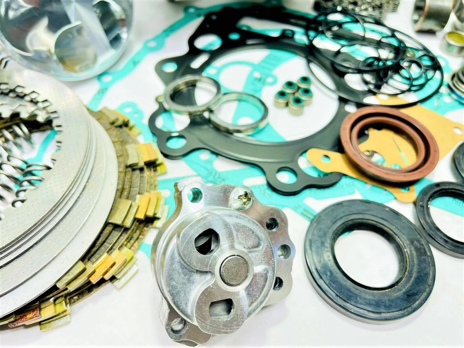 Raptor 660 Rebuild Kit Top Bottom End Replacement Motor Engine Hotcam Valves - Image 4