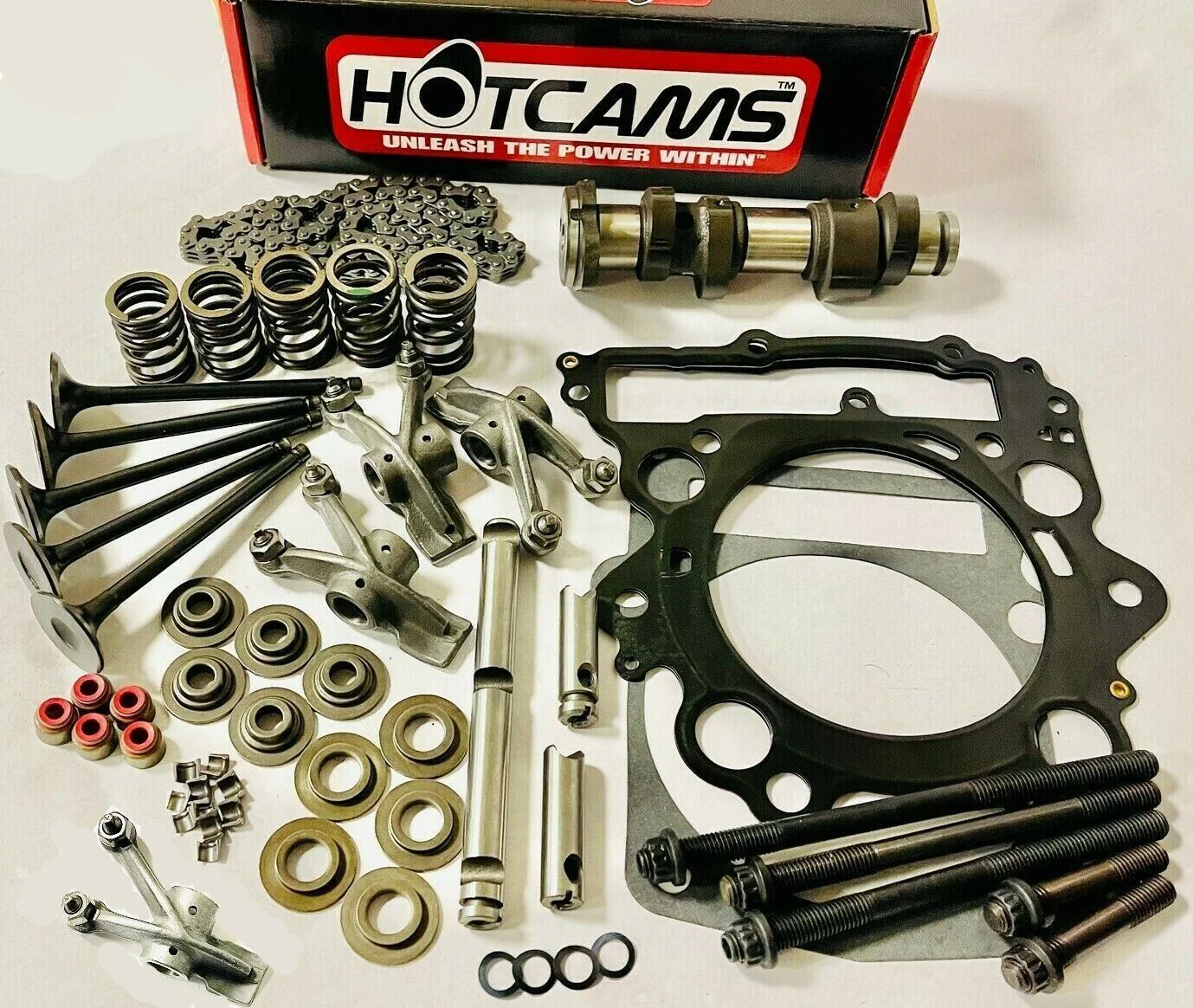Raptor 660 Stage 2 Hotcam Hot Cam Shaft Complete Head Rebuild Valves Rocker Seal