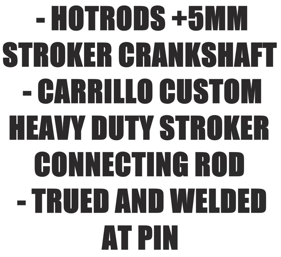 Raptor 700 105.5 Big Bore Stroker Kit Carrillo Rod Hotrods +5 Crank Complete Kit - Image 3