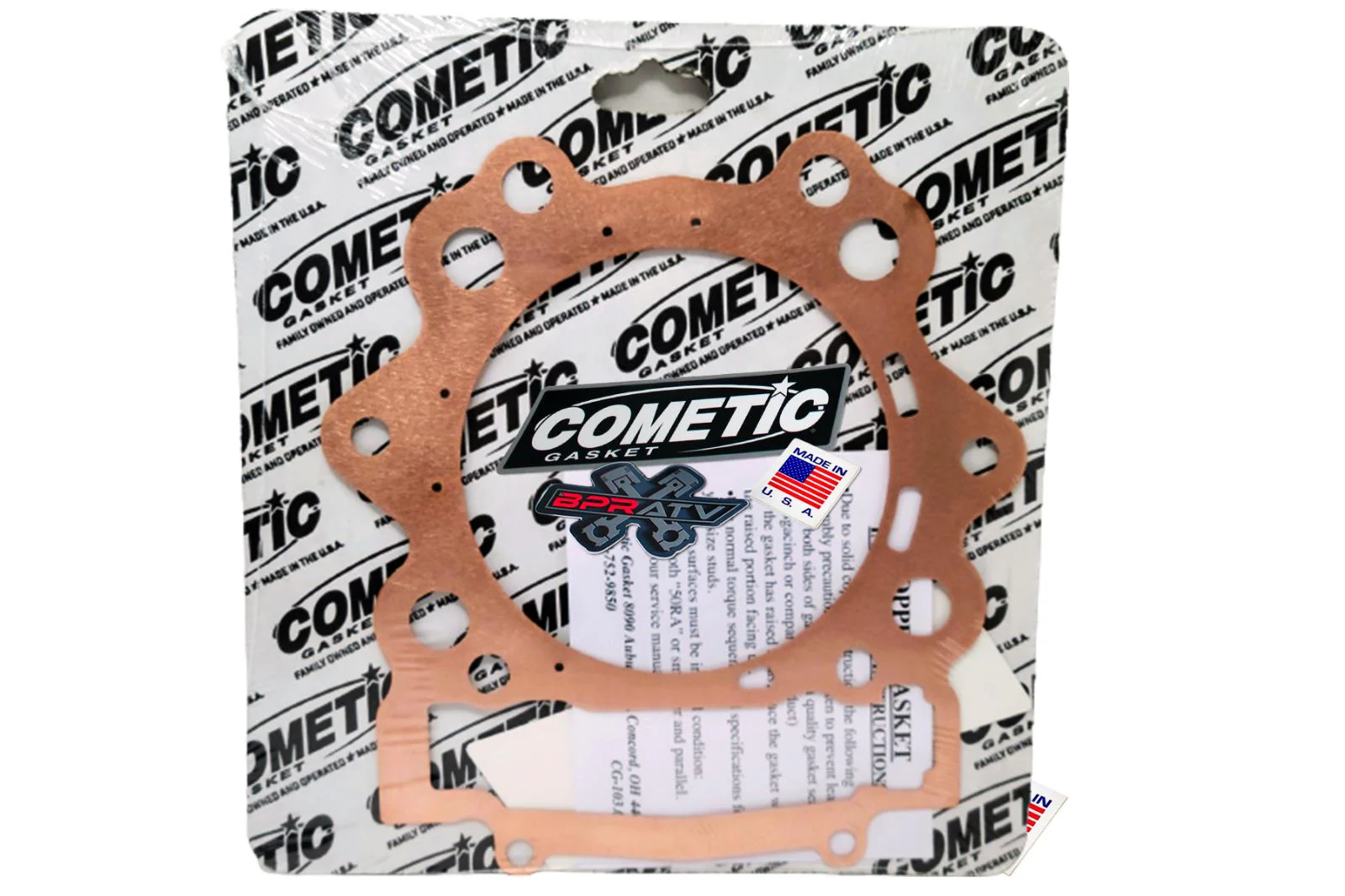 Raptor Rhino Grizzly 700 105.5mm 106mm Copper Head Gasket Big Bore RED Silicone - Image 2
