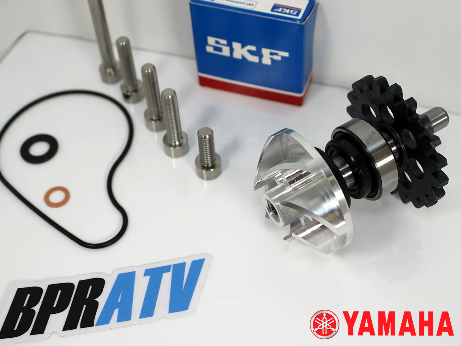 Replace YZ250F YZ 250F Water Pump Impeller Billet Gear Shaft Complete Redo Kit - Image 23