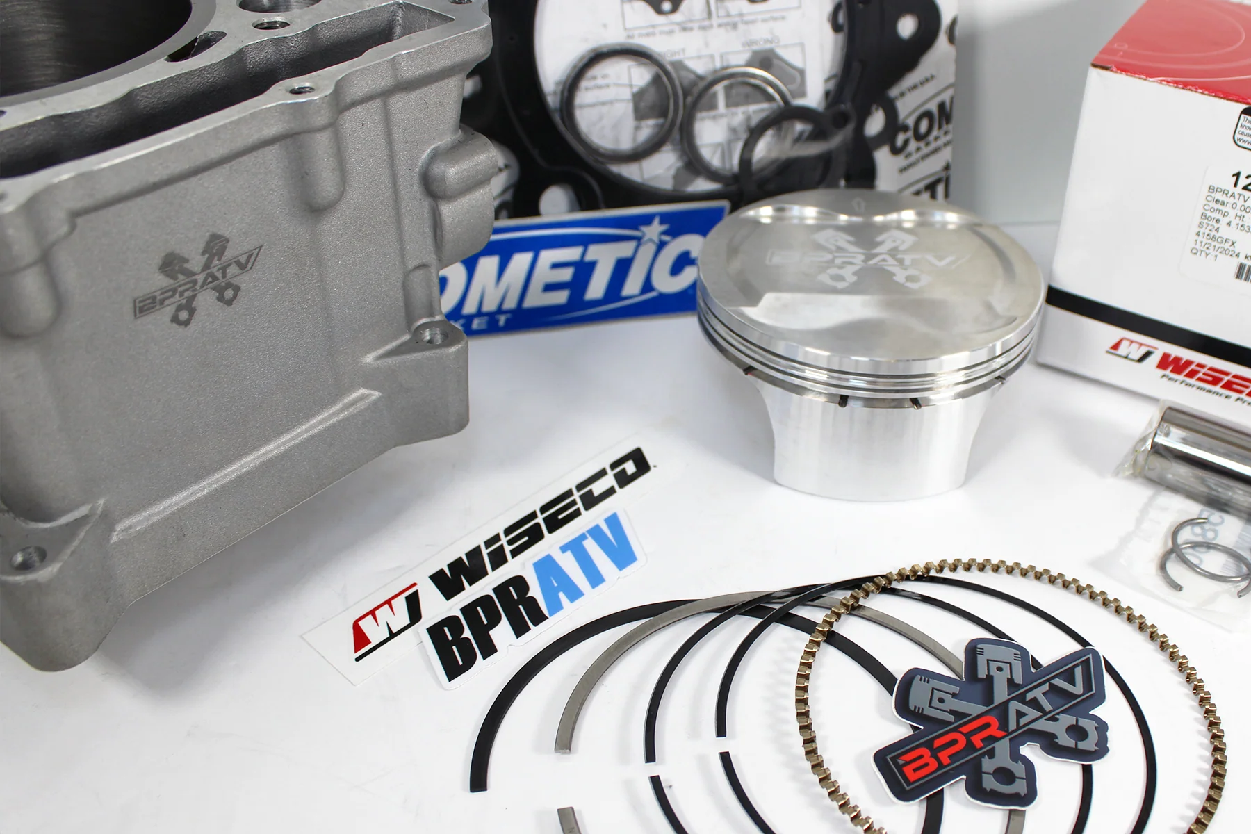 Rhino 660 102mm 686 Big Bore Cylinder Wiseco Piston Cometic Top End Rebuild Kit - Image 19